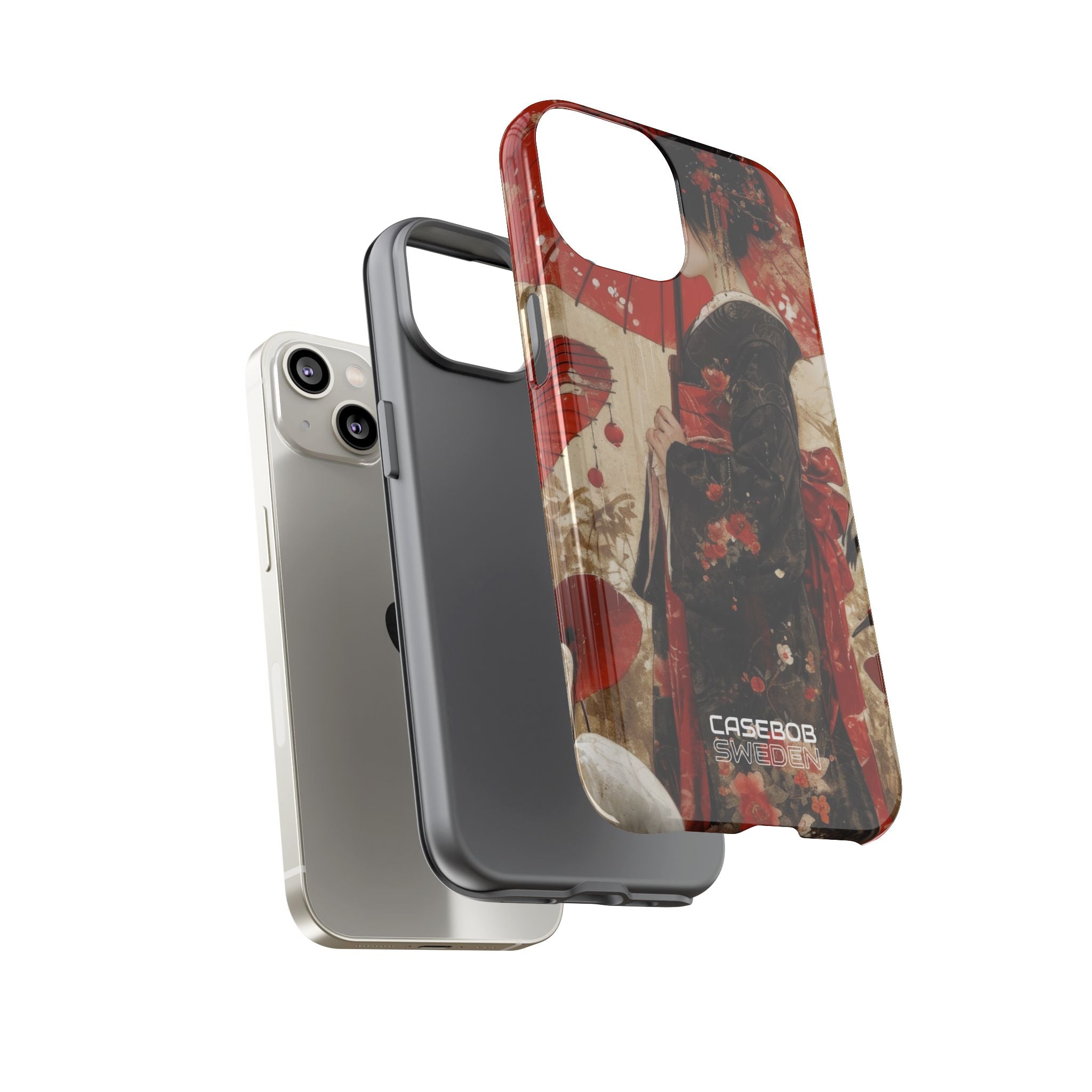 Scarlet Crane Dreams iPhone 14 - Resistente