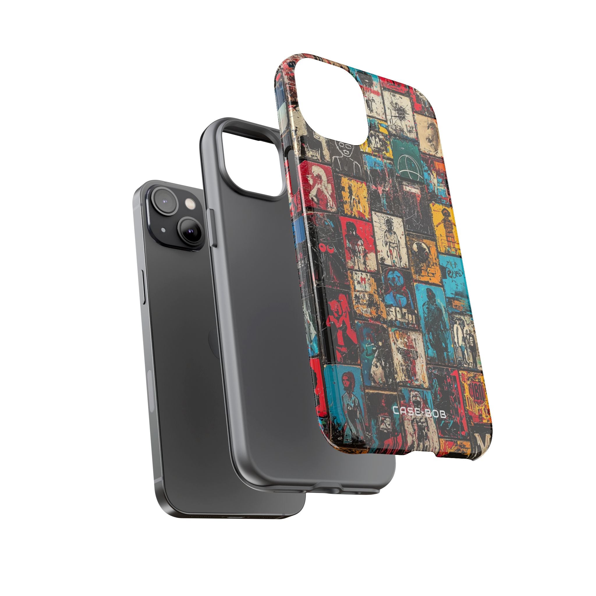 Figured Grid iPhone 14 Plus Case - Tough