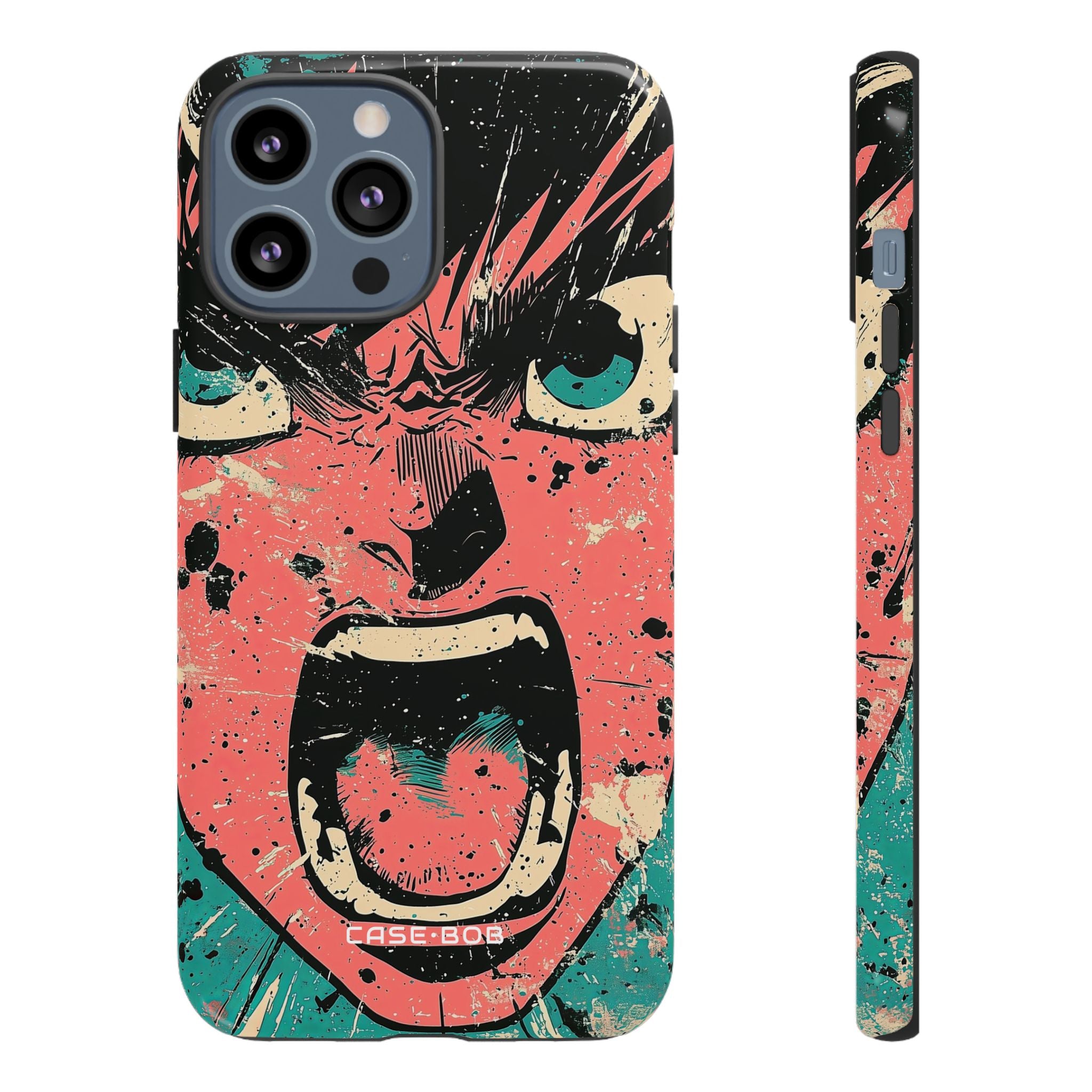 Screaming Face Pink iPhone 13 Pro Max Case - Tough