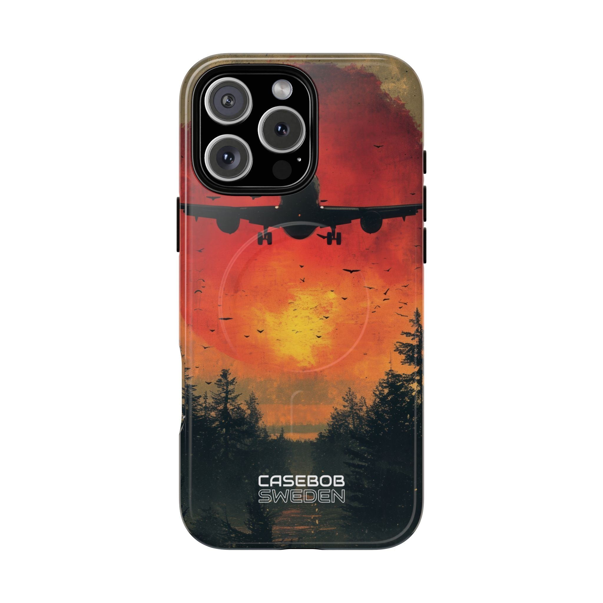 Crimson Sky Flight iPhone 16 - Tough+