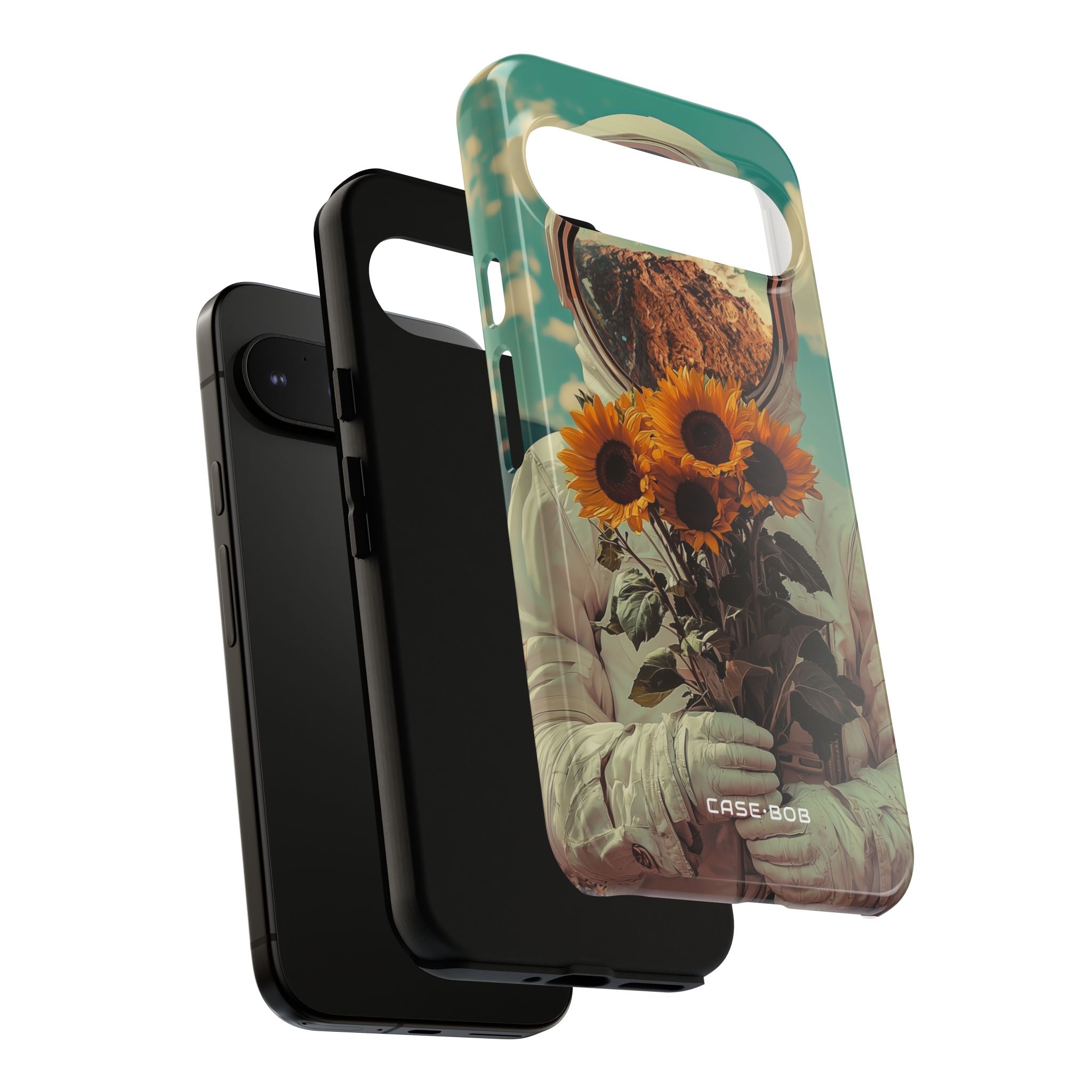 Sunflower Astronaut Google Pixel 9 Pro XL Case - Tough