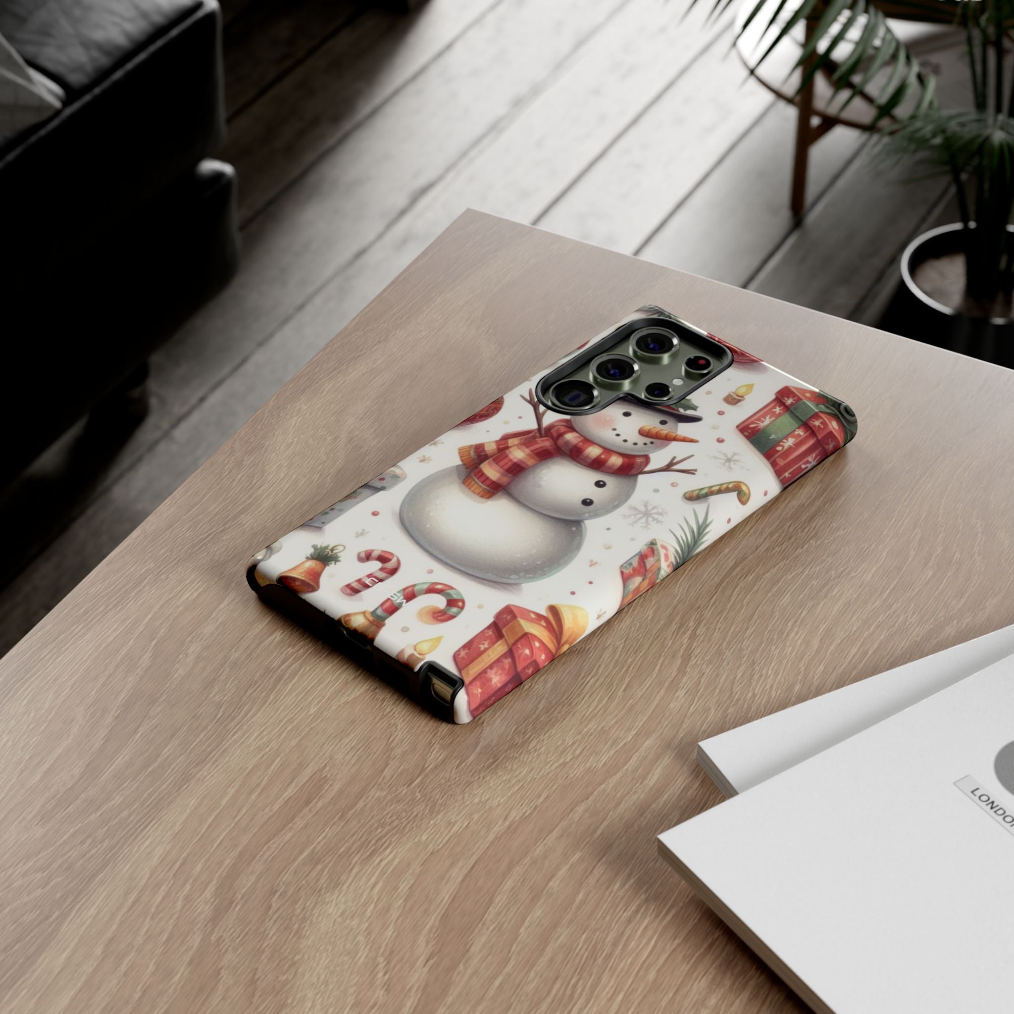Snowman Wears Scarf - Samsung Case