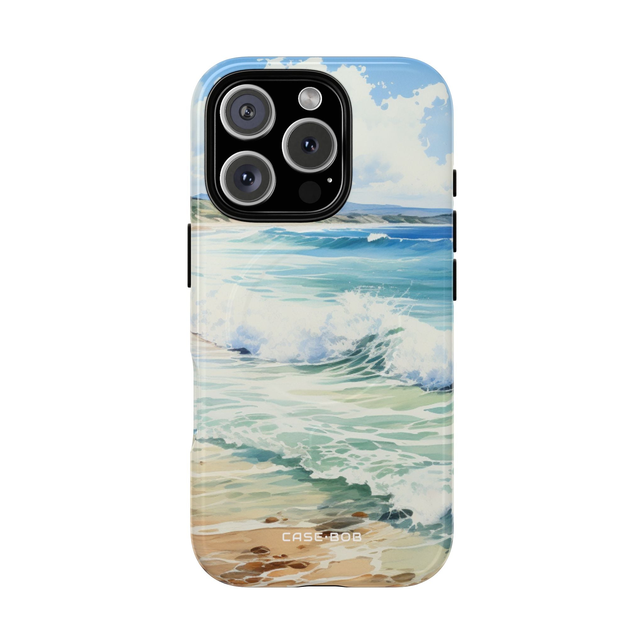 Foamy Wave Breeze iPhone 16 Pro Case - Tough+