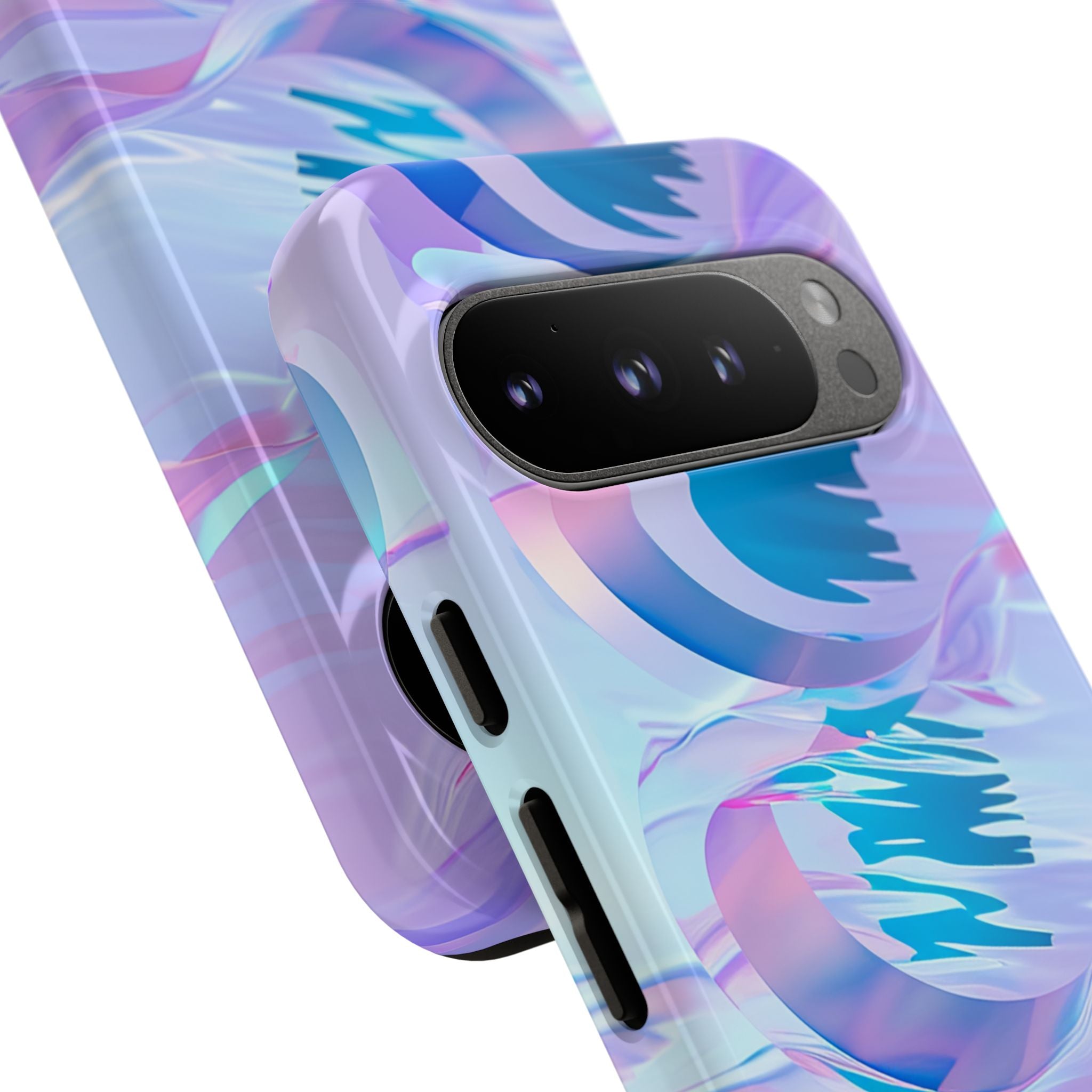 Iridescent Flowing Waves Google Pixel 9 - Tough