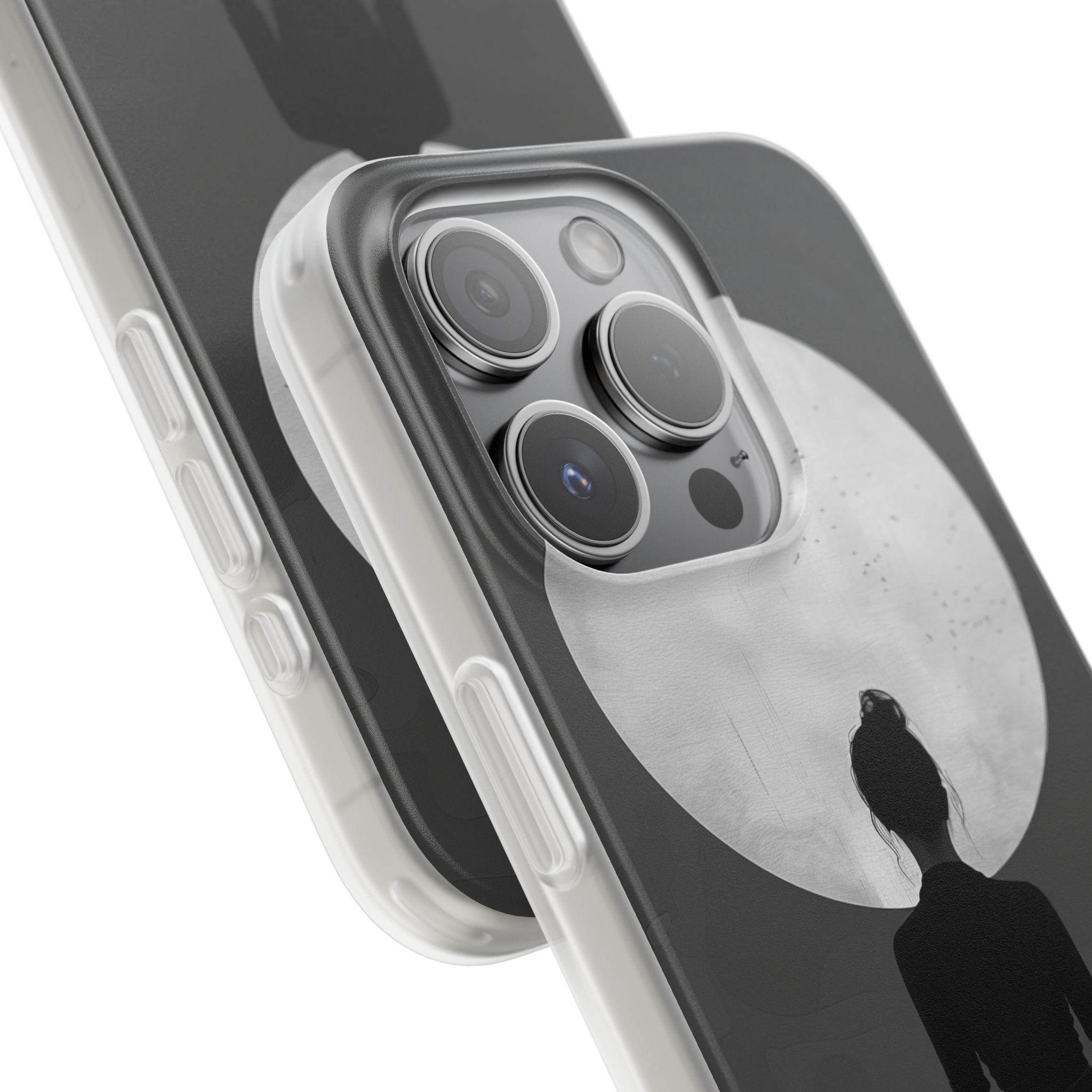 Silhouette Moonlight iPhone 15 Pro Case - Soft