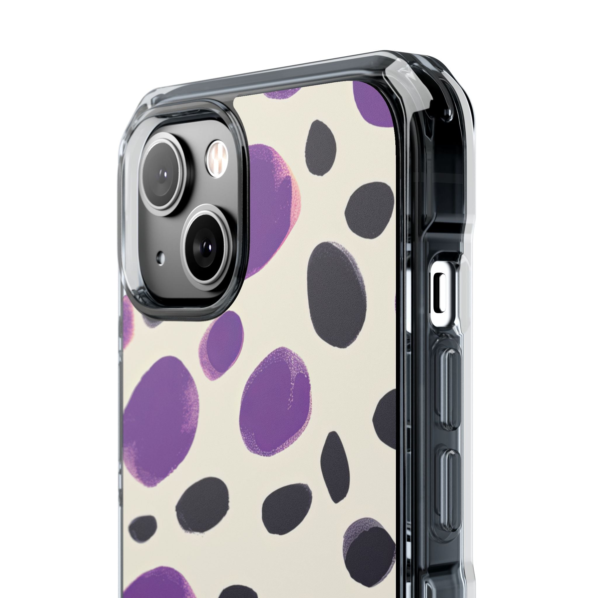 Purple Pebble Dance iPhone 14 - Impact Clear+