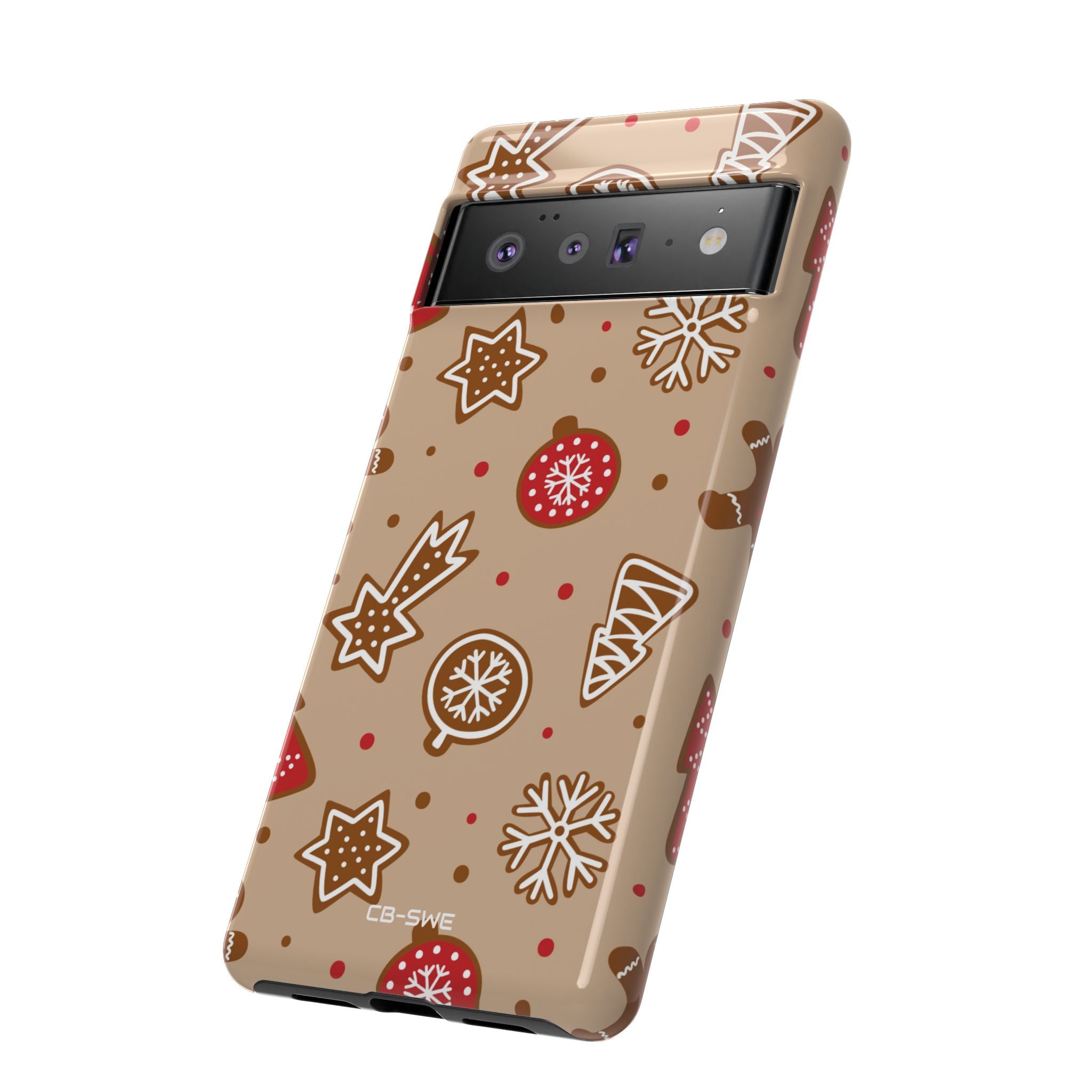 Gingerbread Men Celebrate - Google Pixel Case