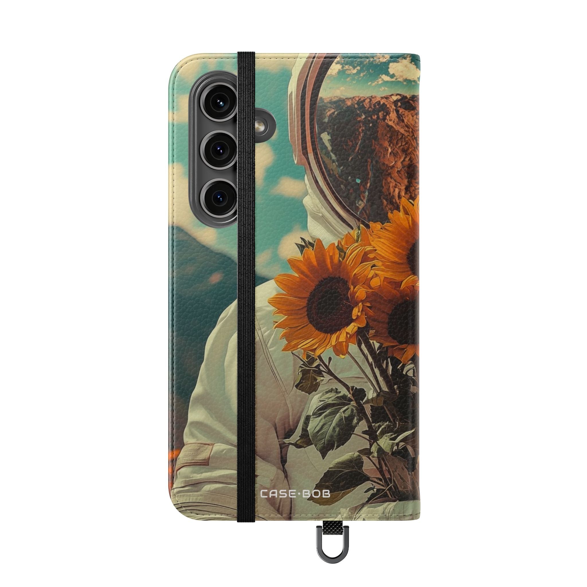 Sunflower Astronaut - Samsung S24 Plus Case - Wallet
