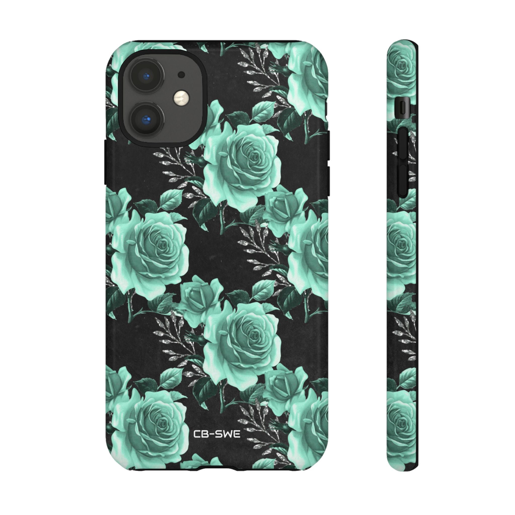 Turquoise Rose Symphony - iPhone Case