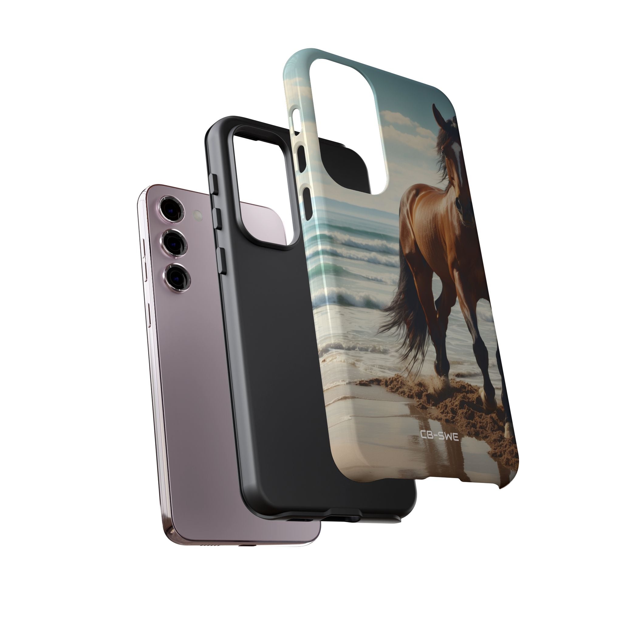 Horse Gallops Shoreline - Samsung Case