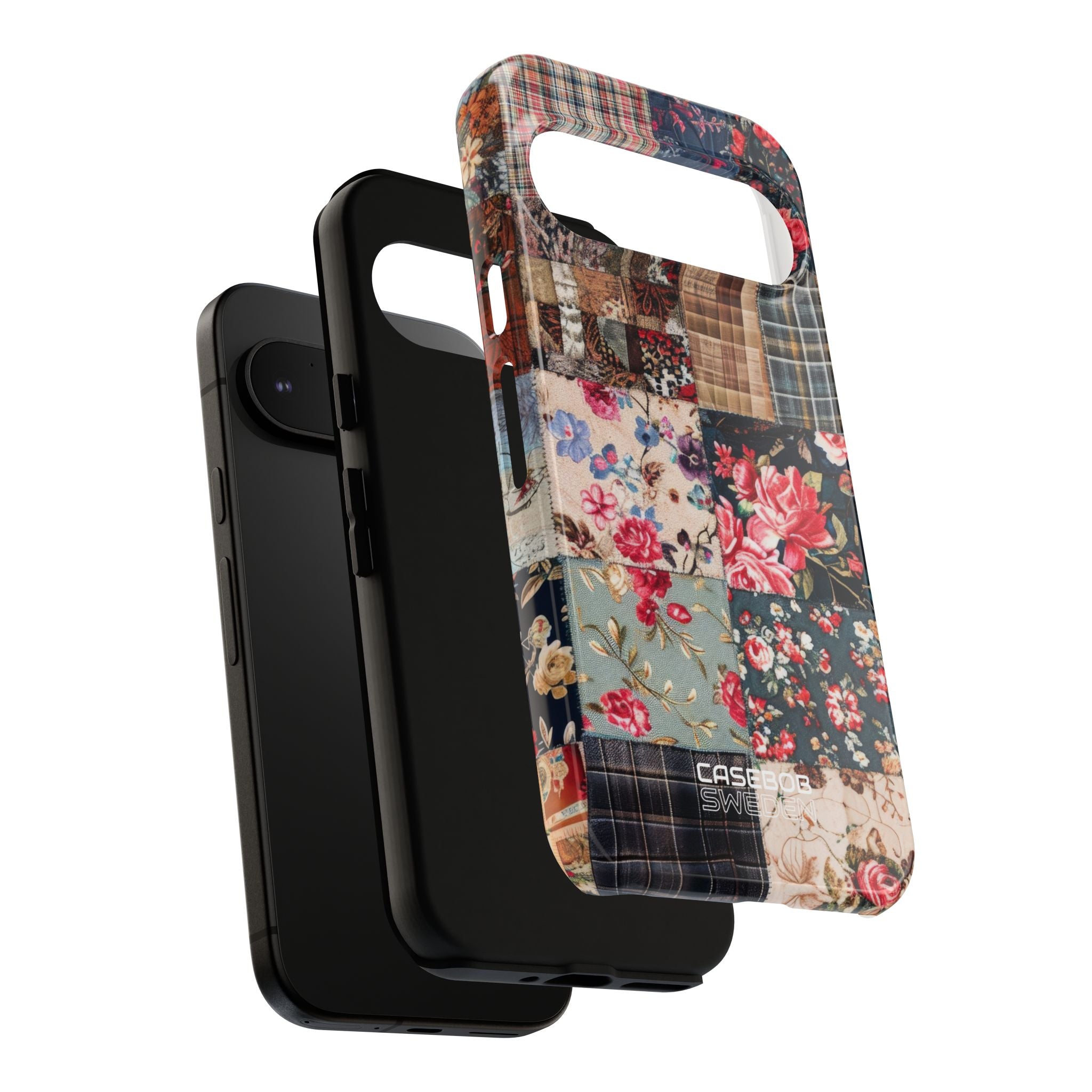 Patchwork Floral Quilt Google Pixel 9 - Tough