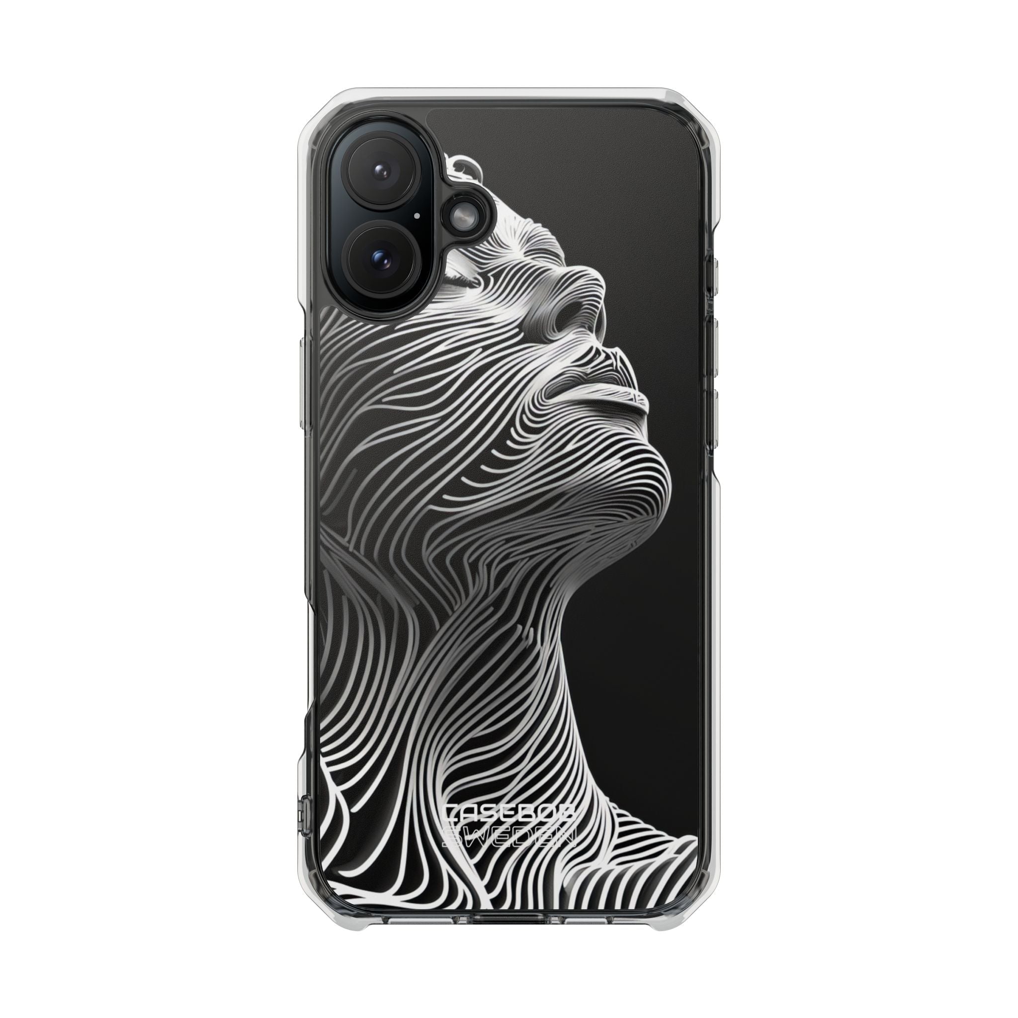 Fluid Face Lines iPhone 16 – Impact Clear+