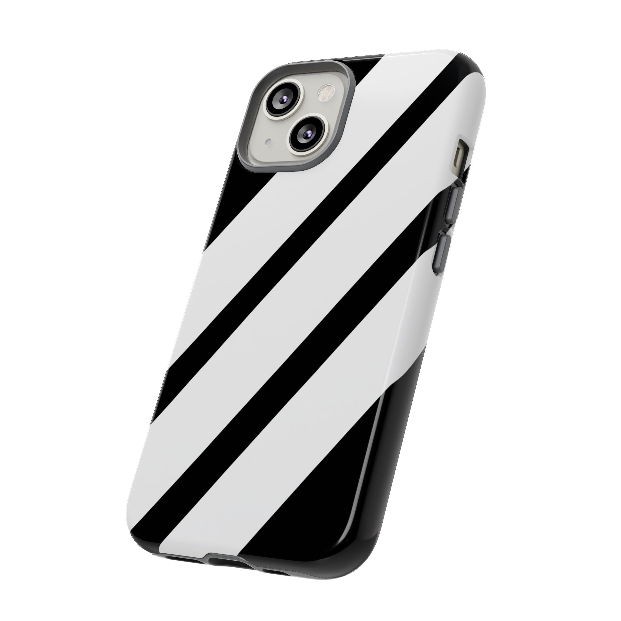 Monochrome Diagonal Symmetry - iPhone Case