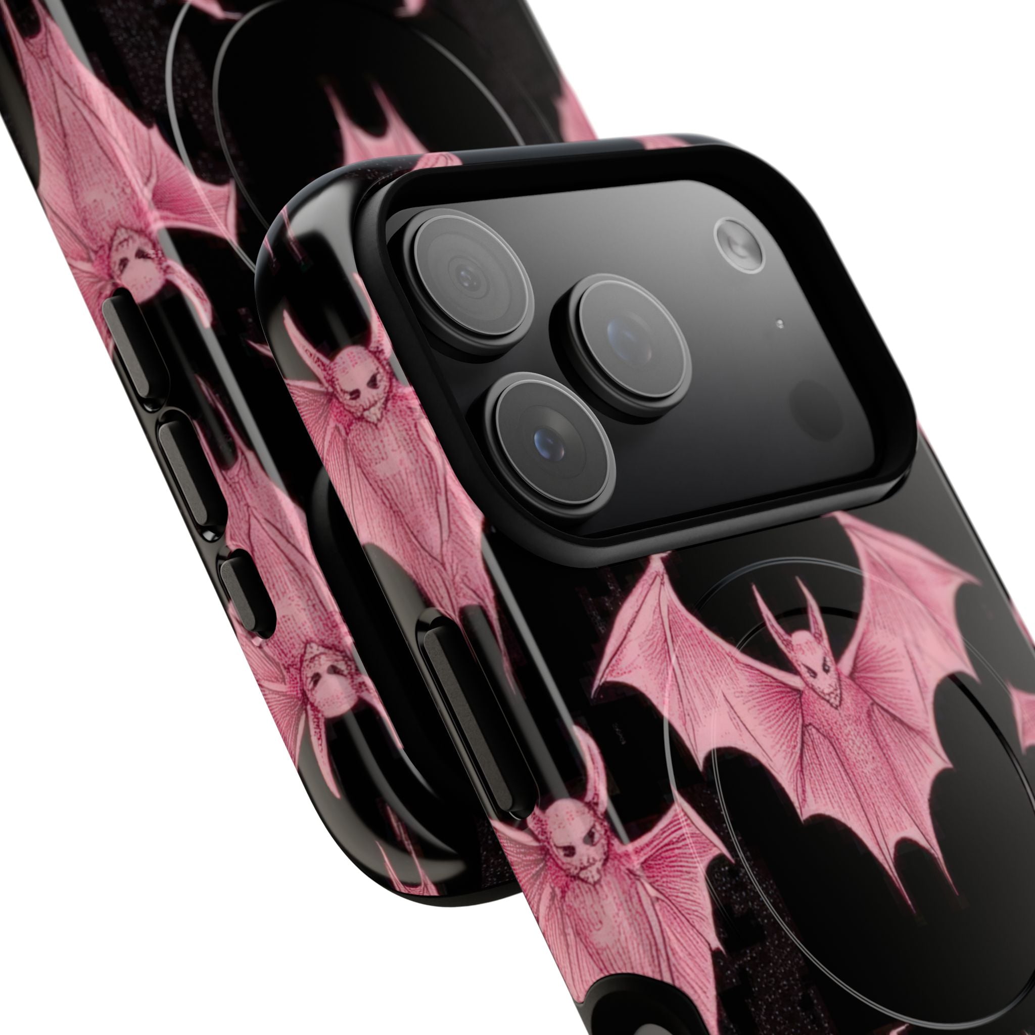 Pink Batwave iPhone 17 Pro Case - Tough+