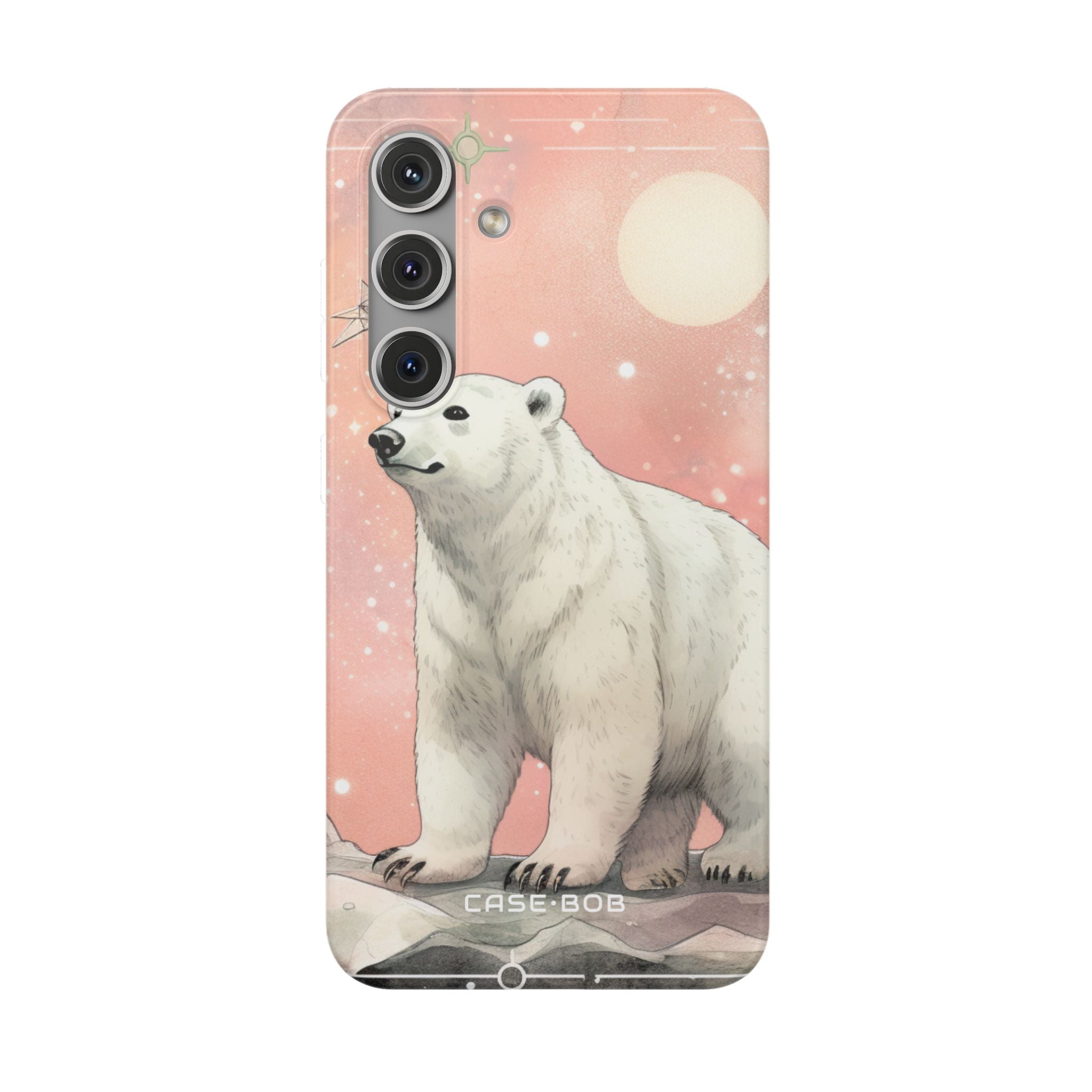 Polar Bear Dream Samsung S24 Case - Soft