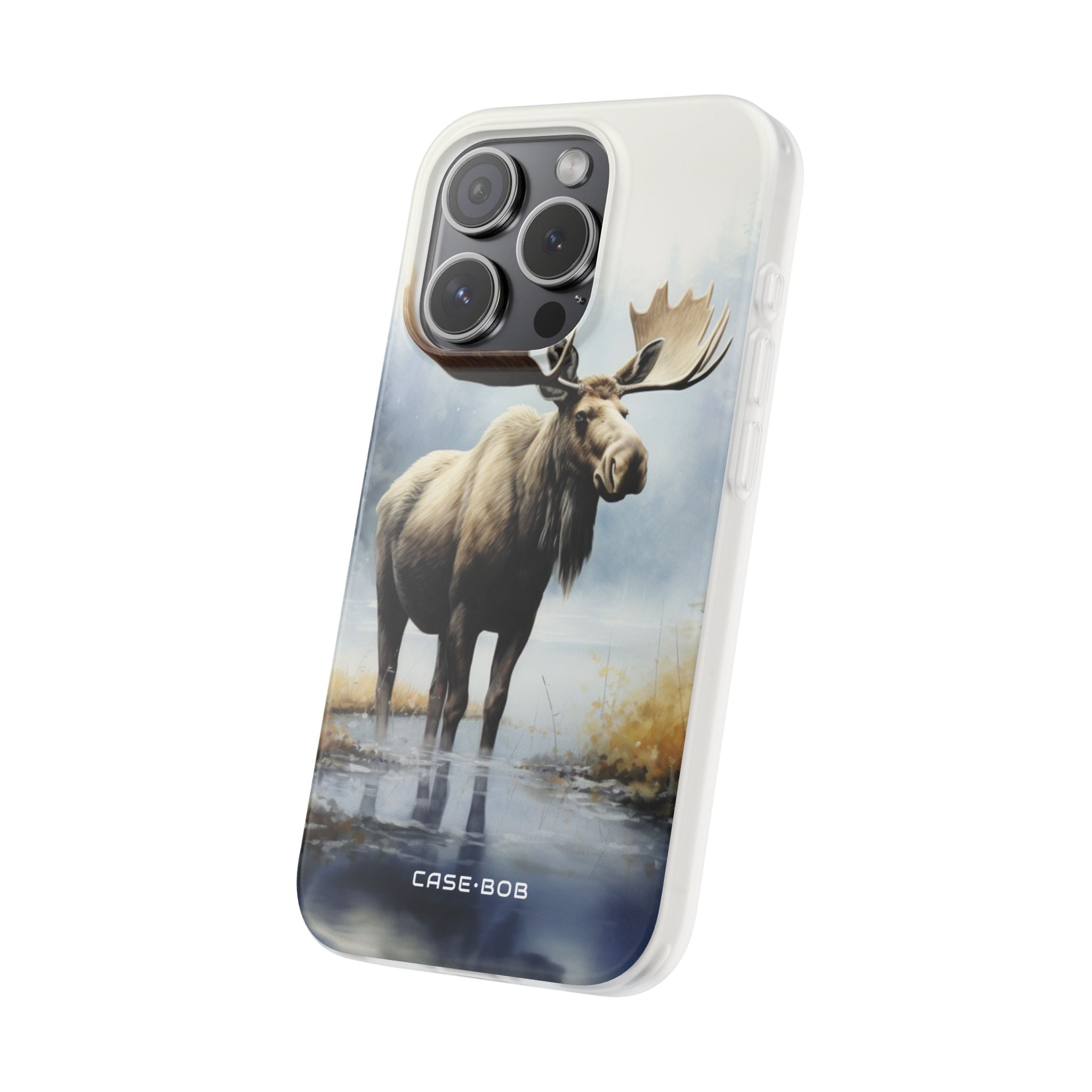 Moose Reflection iPhone 15 Pro Case - Soft