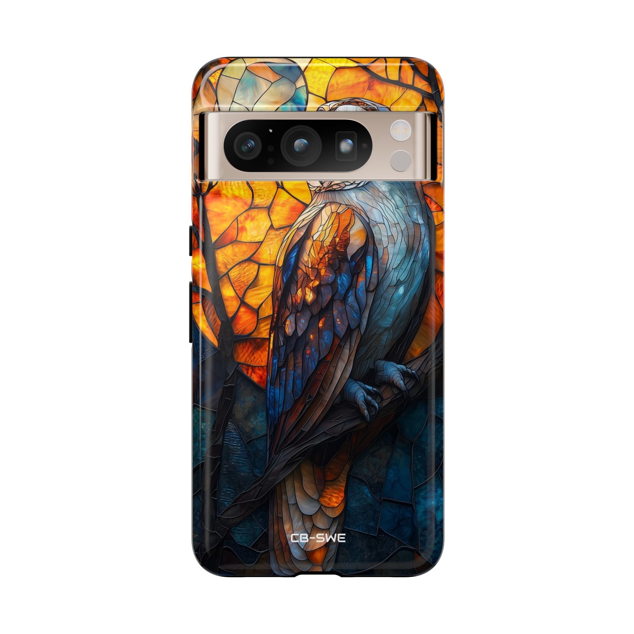 Owl Gazes Moonlight - Google Pixel Case