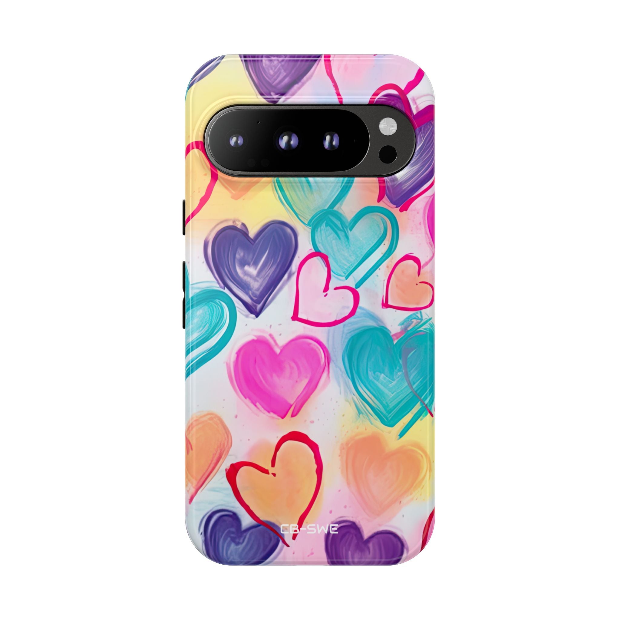 Hearts Dance Playfully - Google Pixel Case