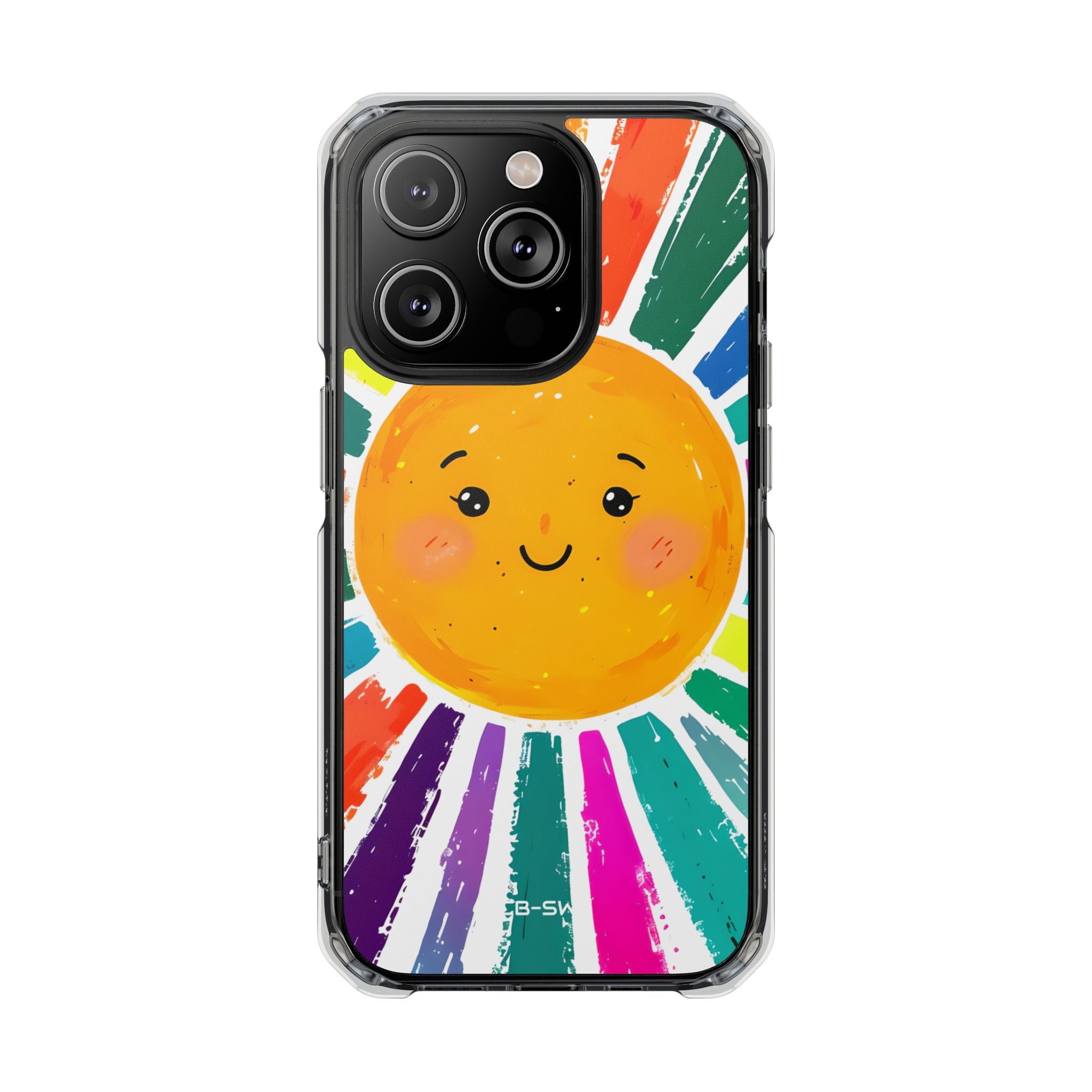 Radiant Smiling Sun iPhone Case - Impact