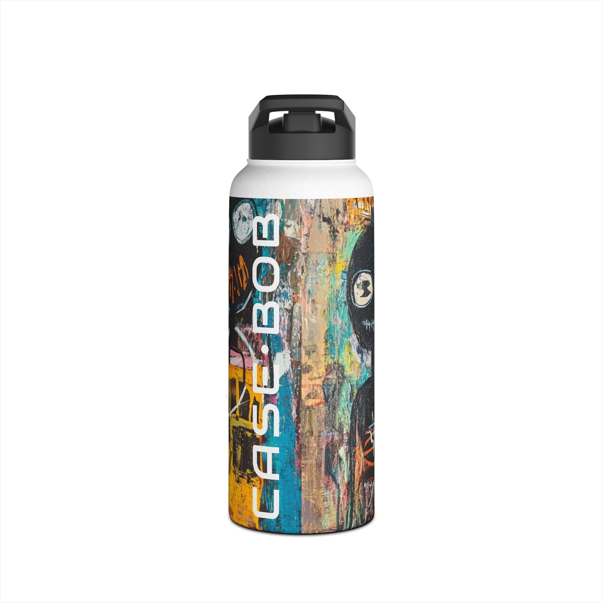 Wide-Eyed Faces - Stainless Steel Water Bottle