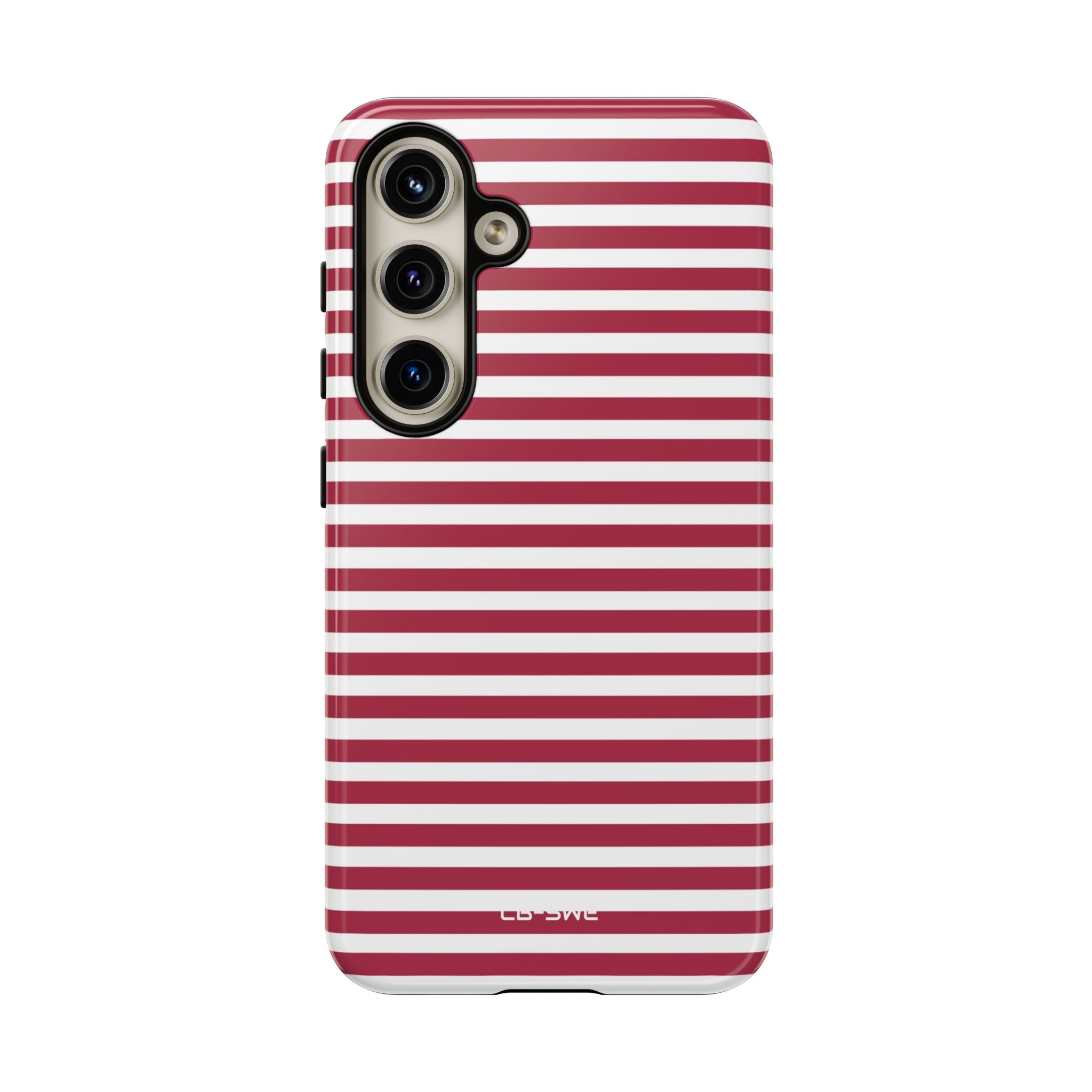 Crimson Stripes Flow - Samsung Case