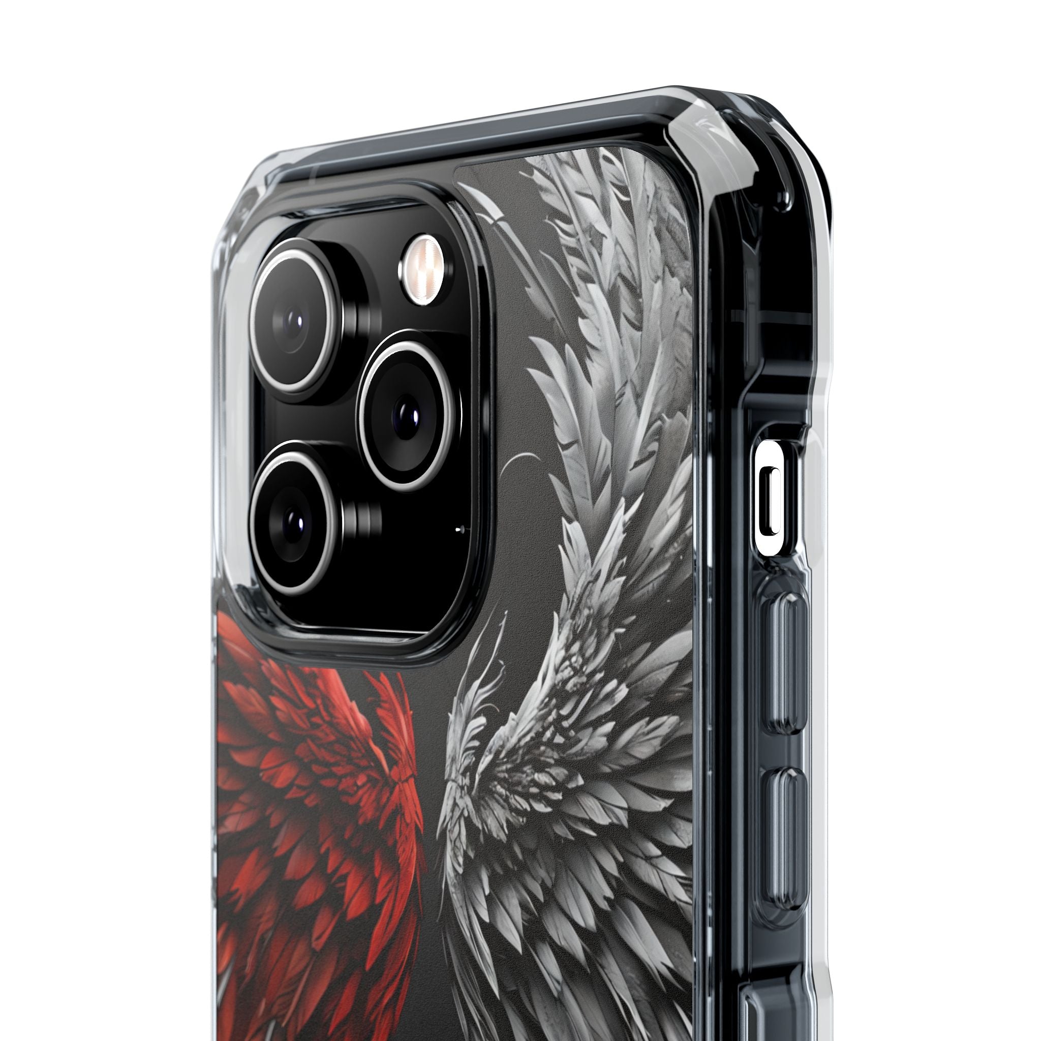 Crimson White Wings iPhone 14 Pro Case - Impact