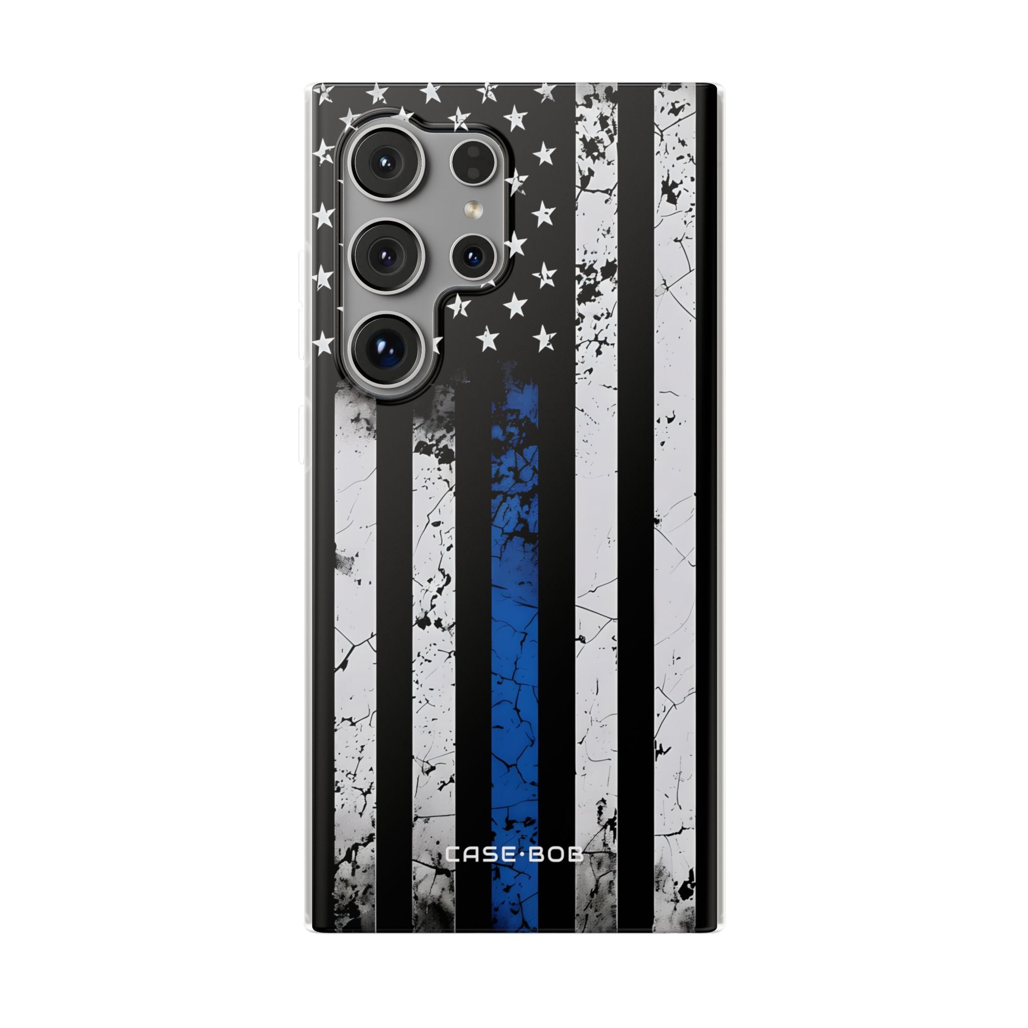 Blue Stripe Flag Samsung S24 Ultra Case - Soft