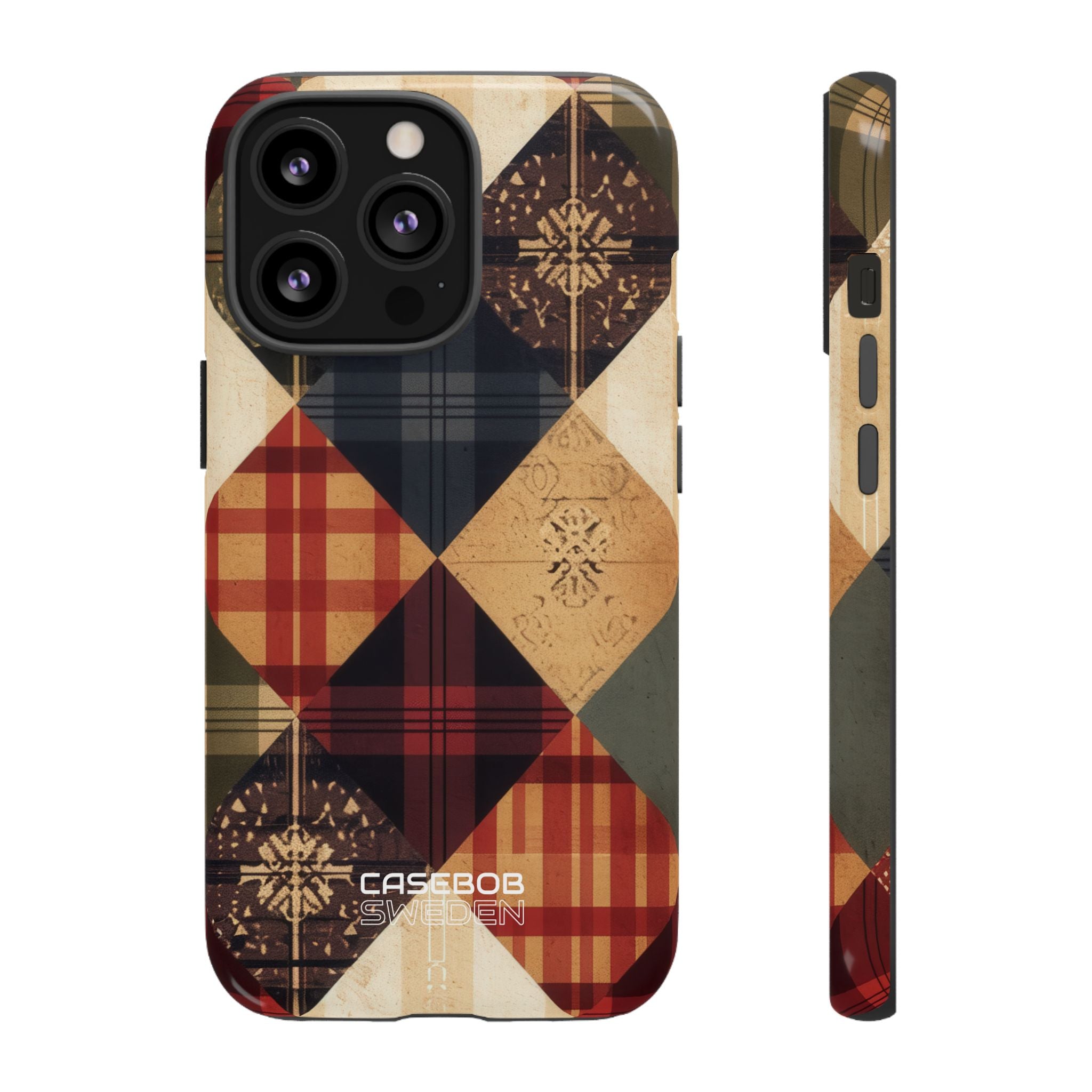 Rustic Quilt Charm iPhone 13 - Tough