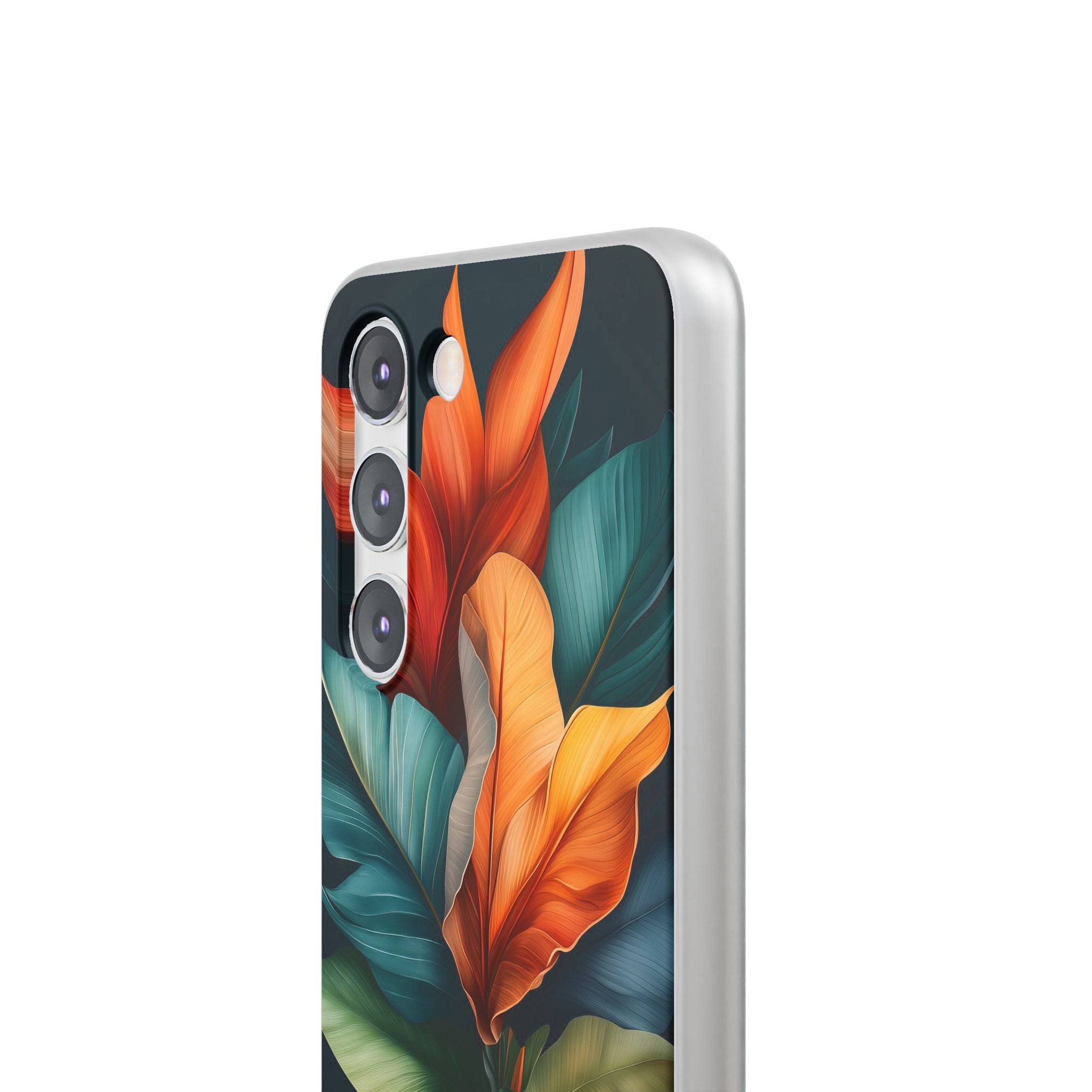 Tropical Leafburst Samsung S23 Case - Soft