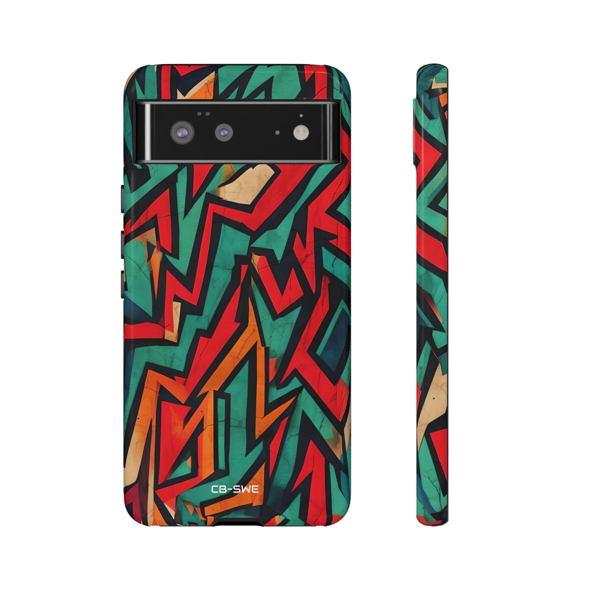 Vivid Geometry Dance - Google Pixel Case