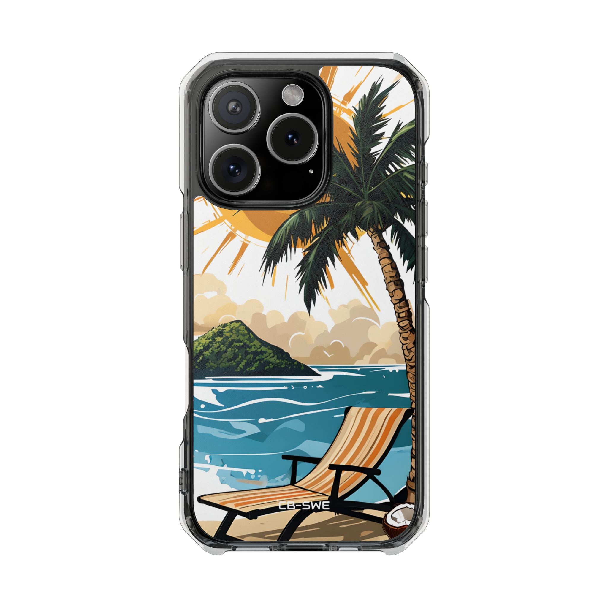 Sunny Tropical Escape iPhone Case - Impact