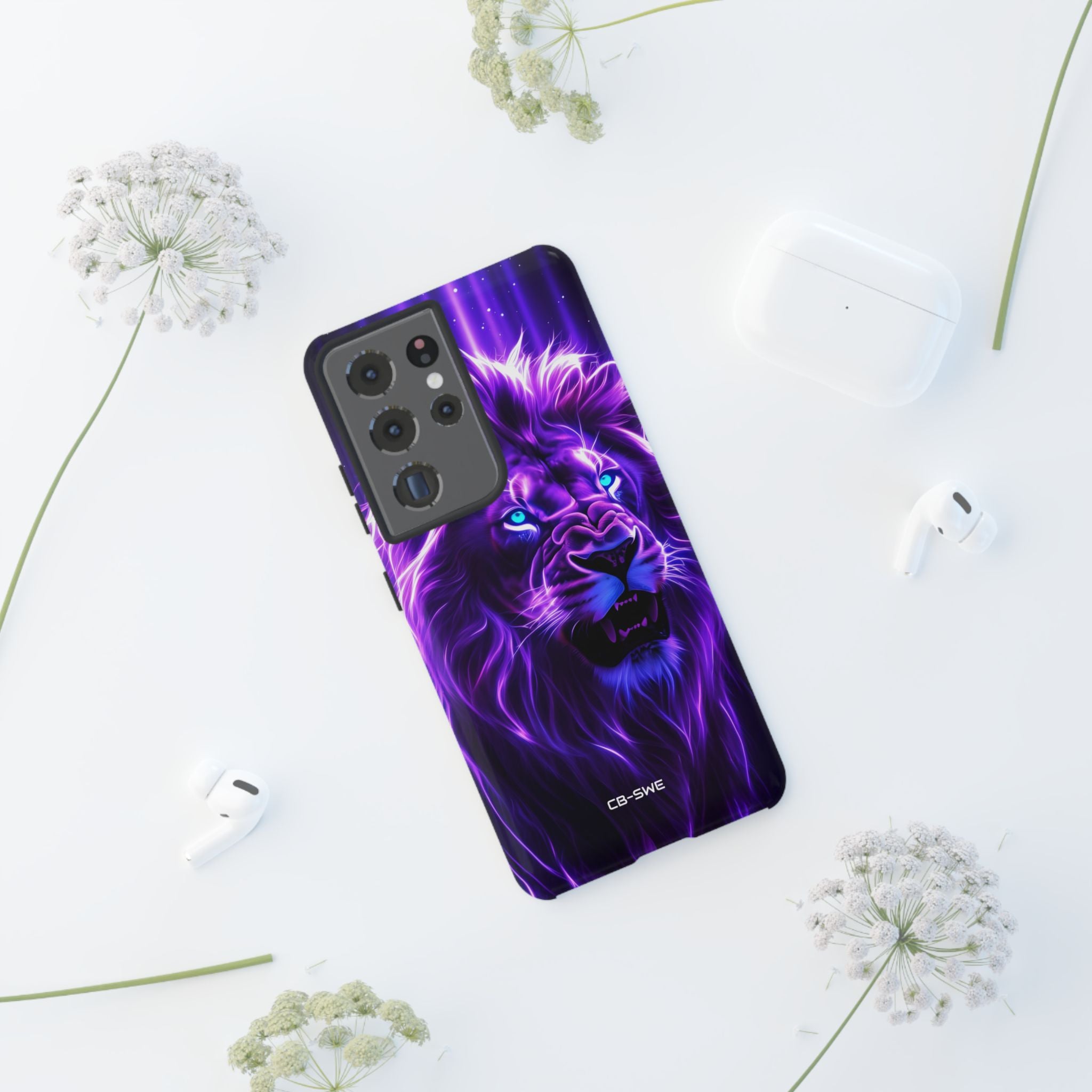 Neon Lion Majesty - Samsung Case