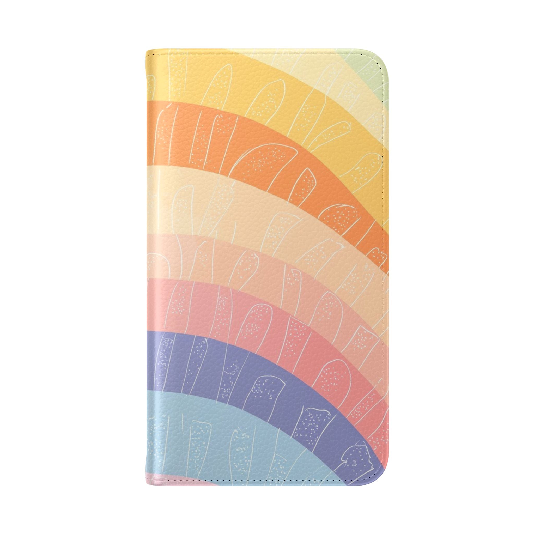 Pastel Rainbow Glow - Samsung S23 Case - Wallet