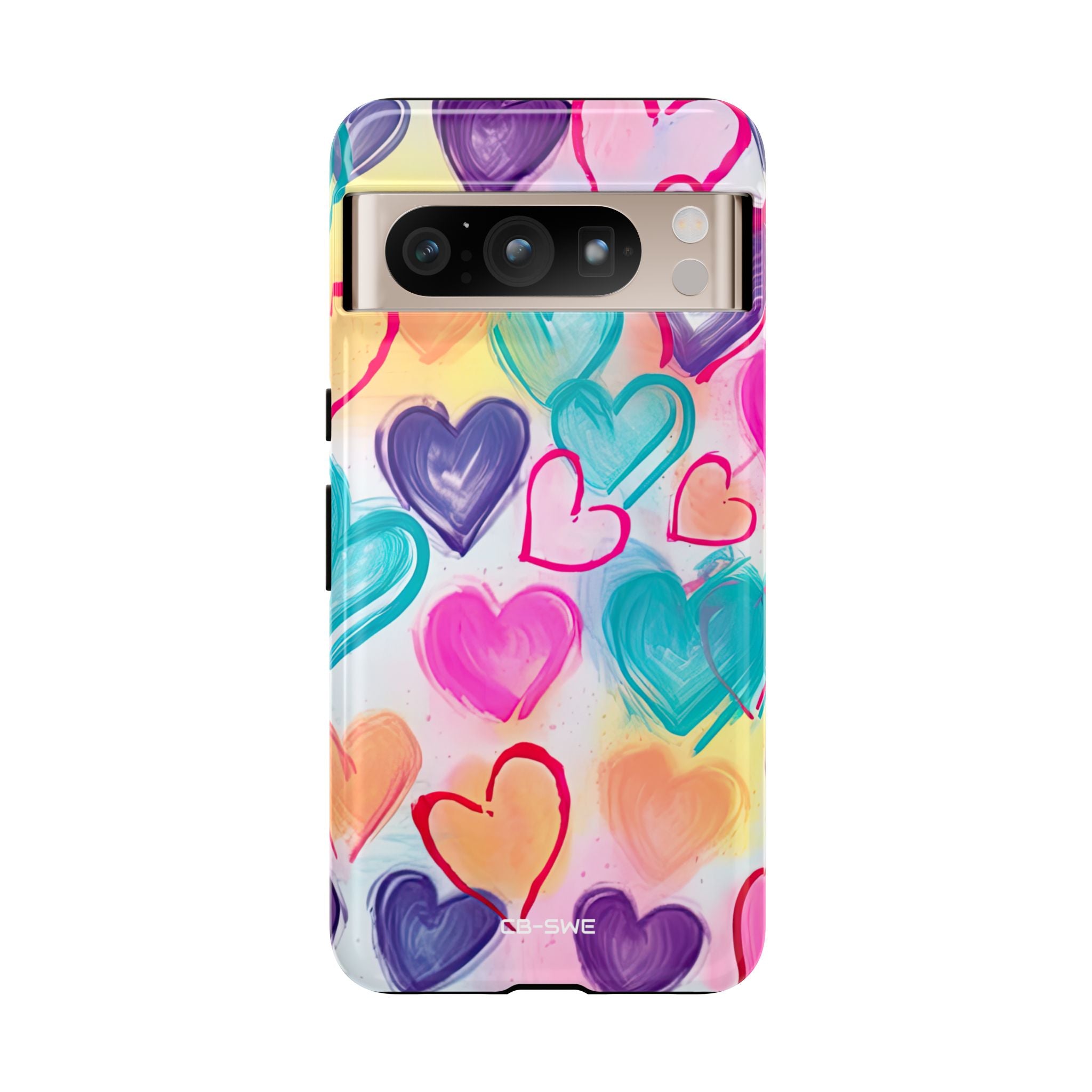 Hearts Dance Playfully - Google Pixel Case