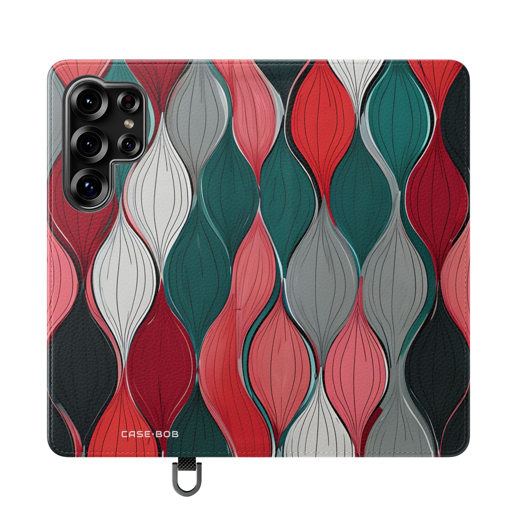 Leaf Spiral Pink - Samsung S25 Ultra Case - Lompakko