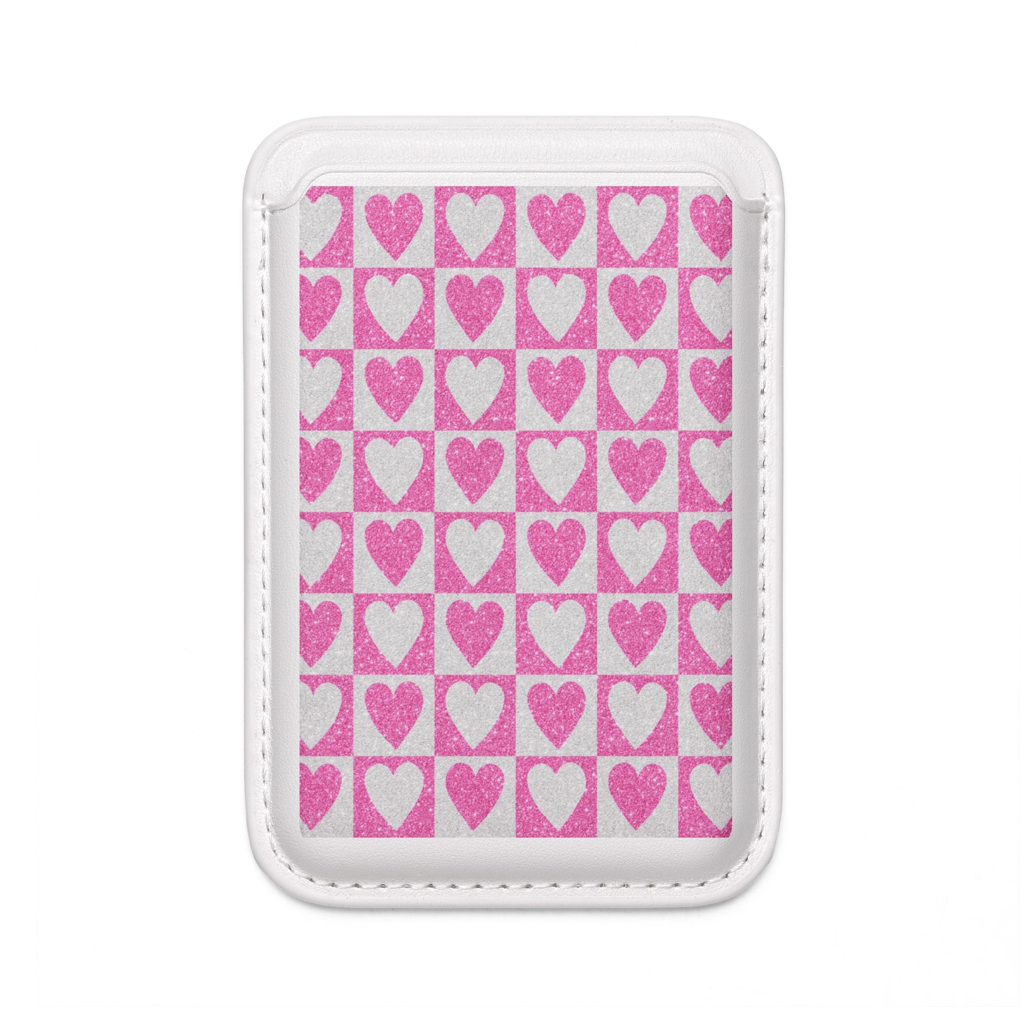 Kimalteleva Heartgrid-lompakko – MagSafe-valmis