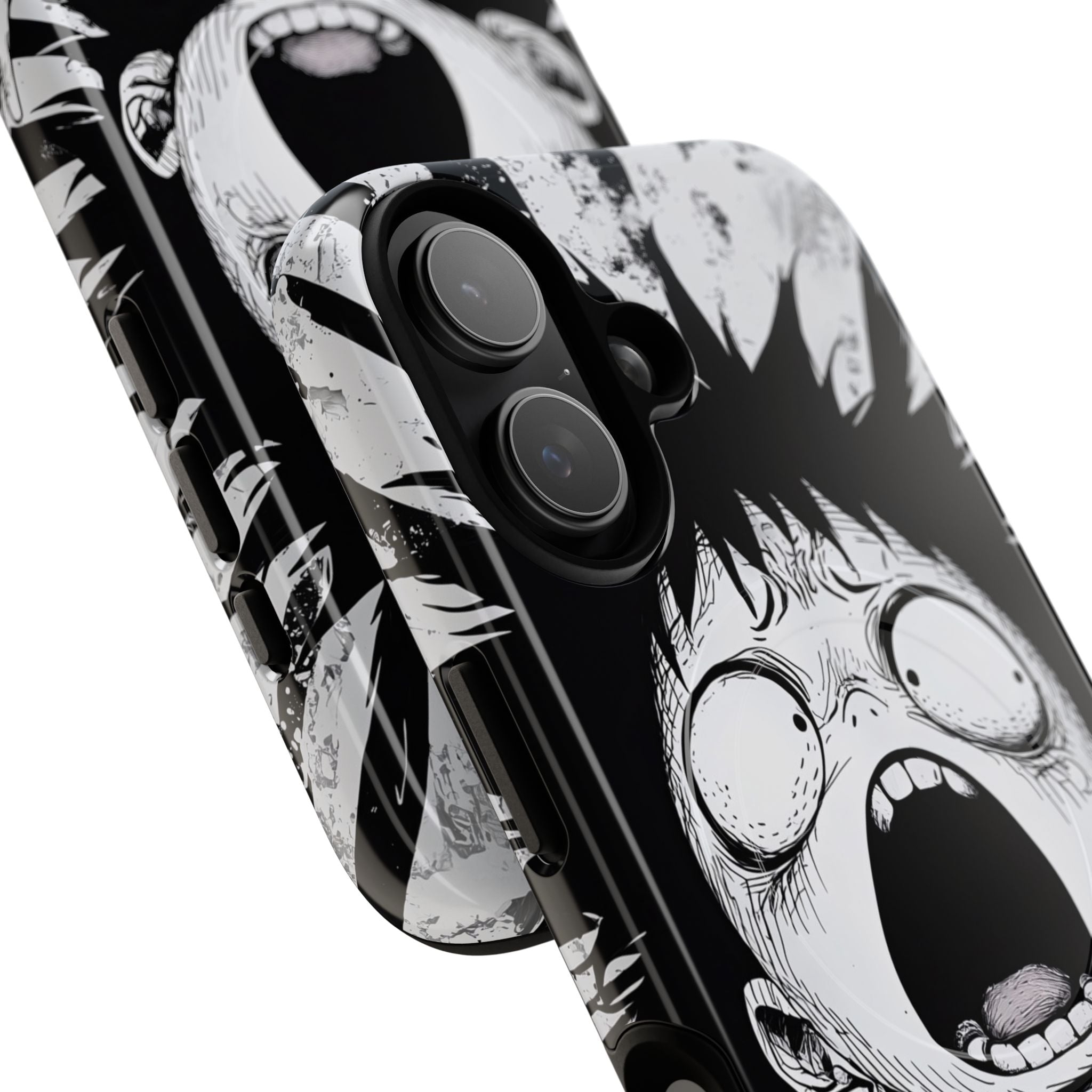 Screaming Stripes iPhone 17 Case - Tough+