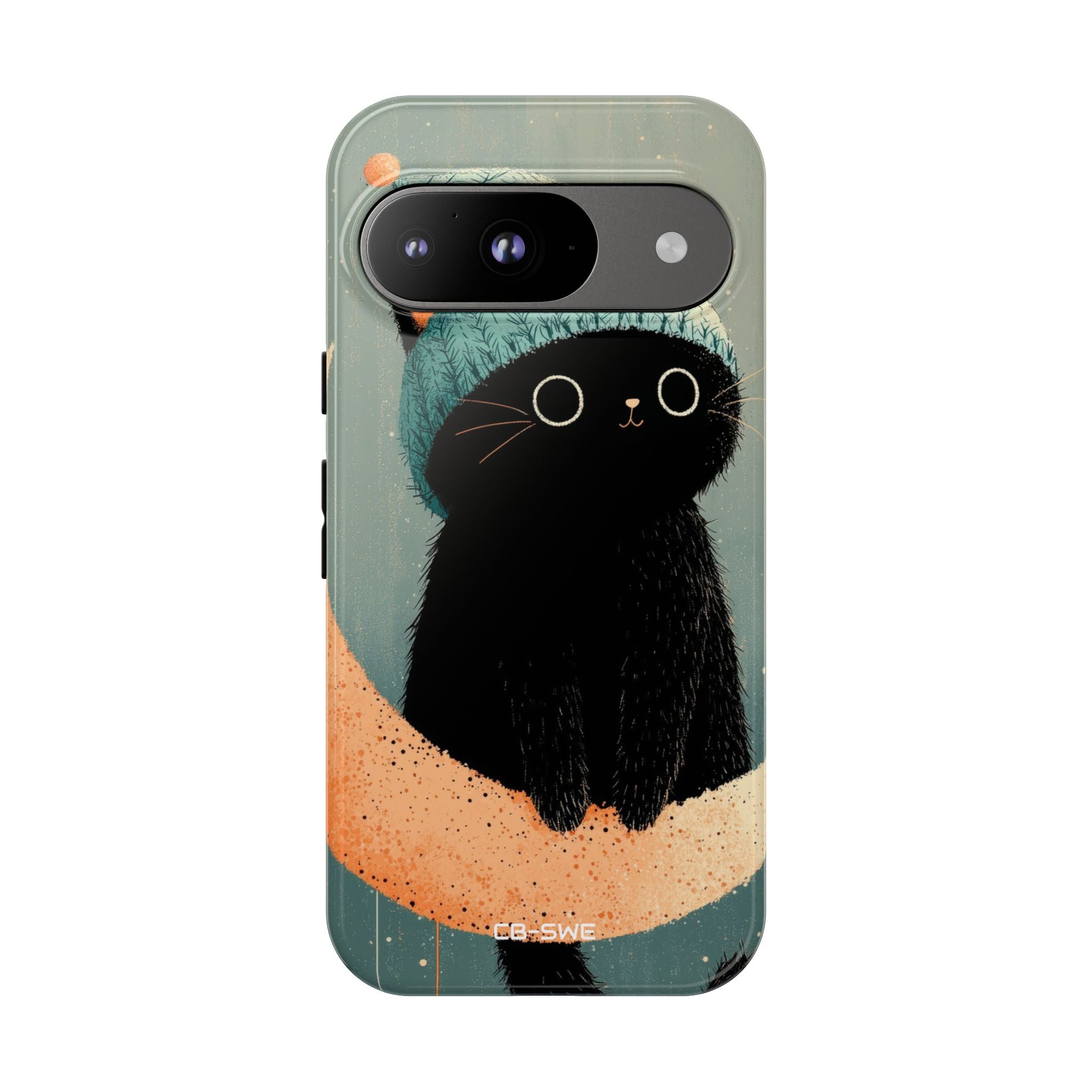 Cat Sits Dreaming - Google Pixel Case
