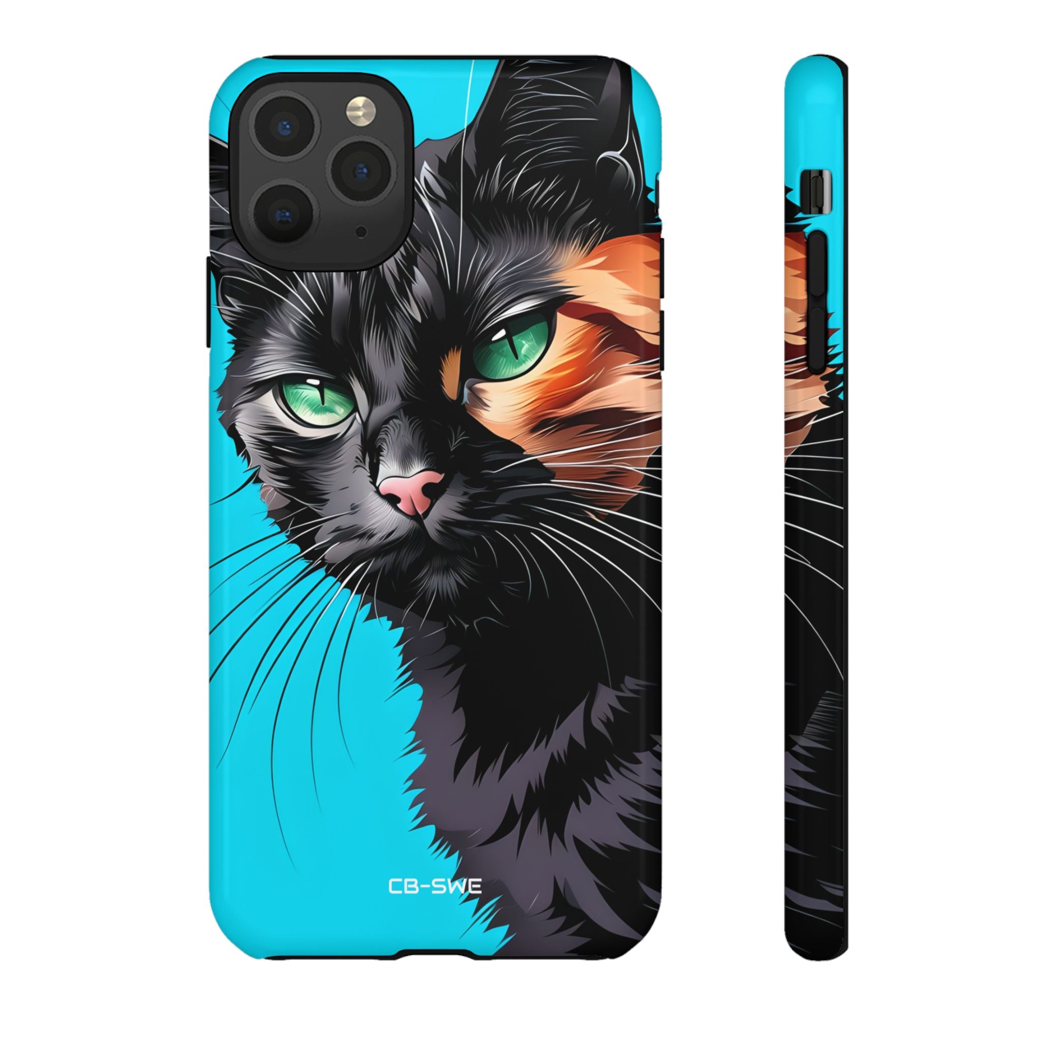 Curious Cat Stare - iPhone Case