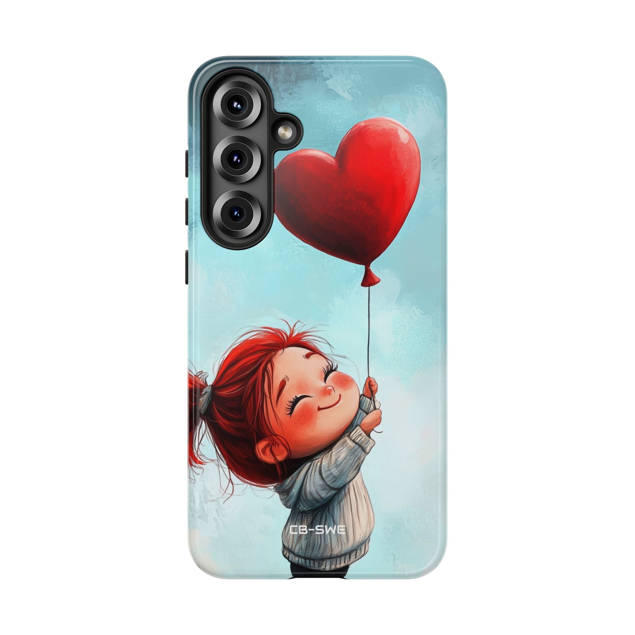 Joyful Girl Flies - Samsung Case