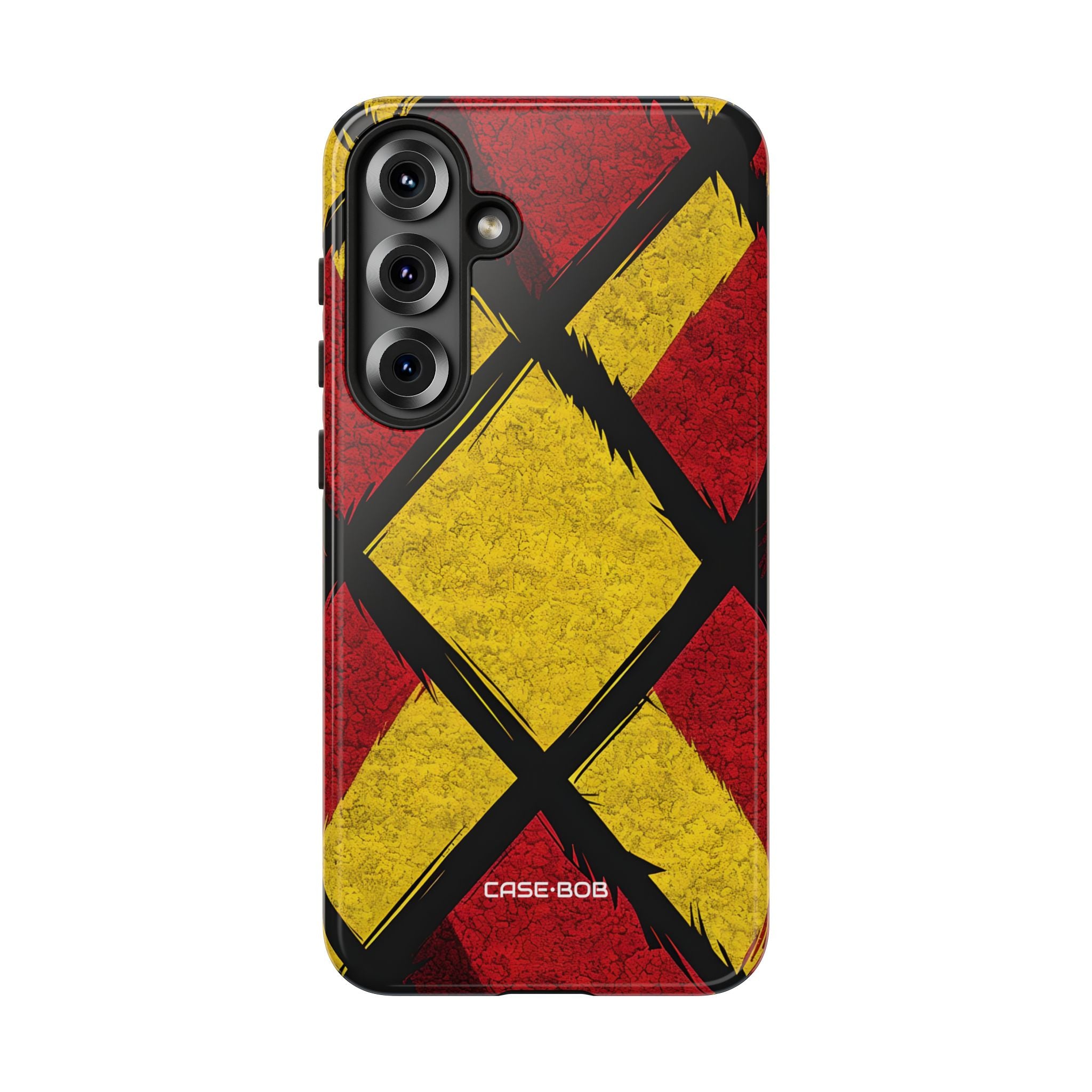 Vibrant Geometric Diamonds Samsung S25+ Case • Tough
