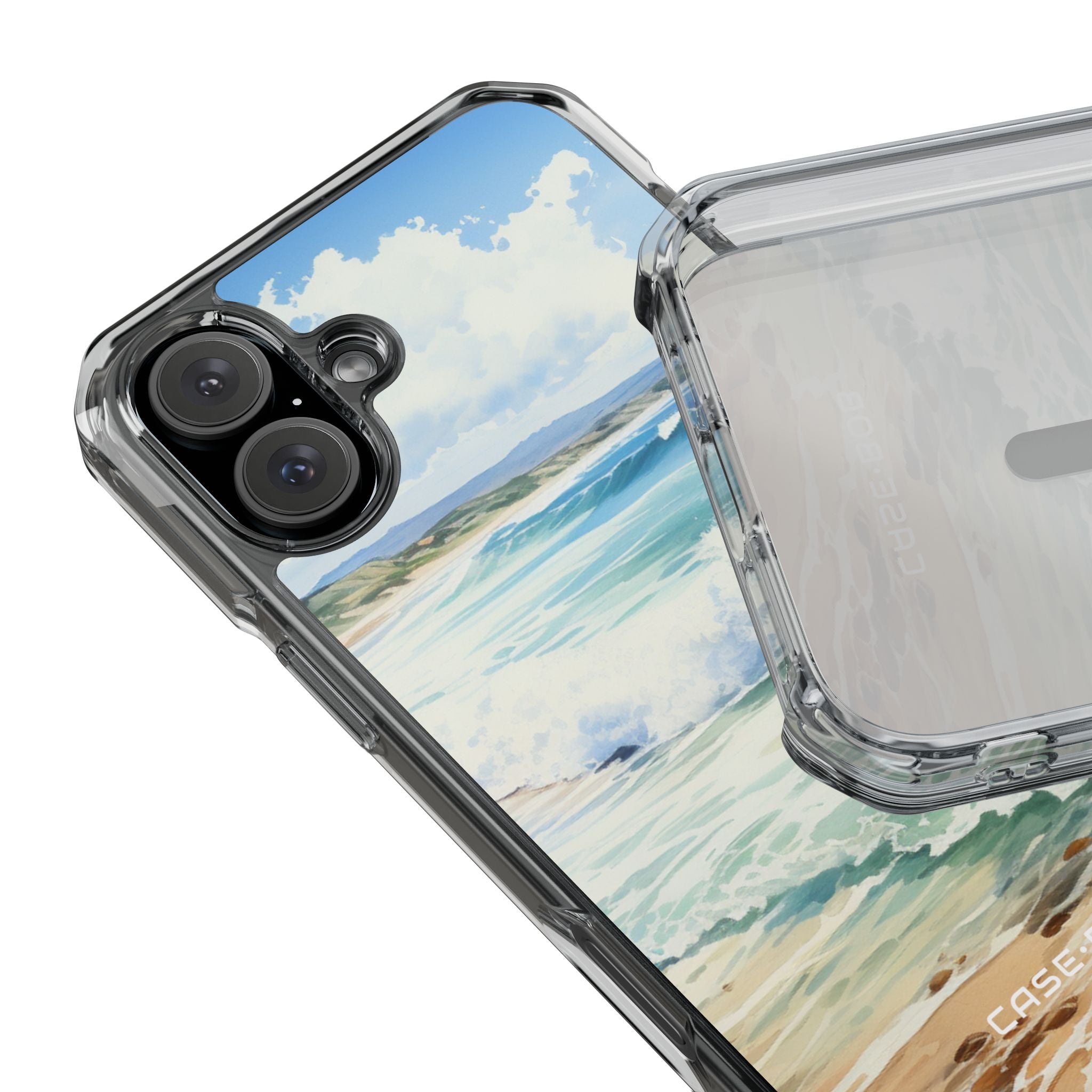 Foamy Wave Breeze iPhone 16 Plus Case - Impact