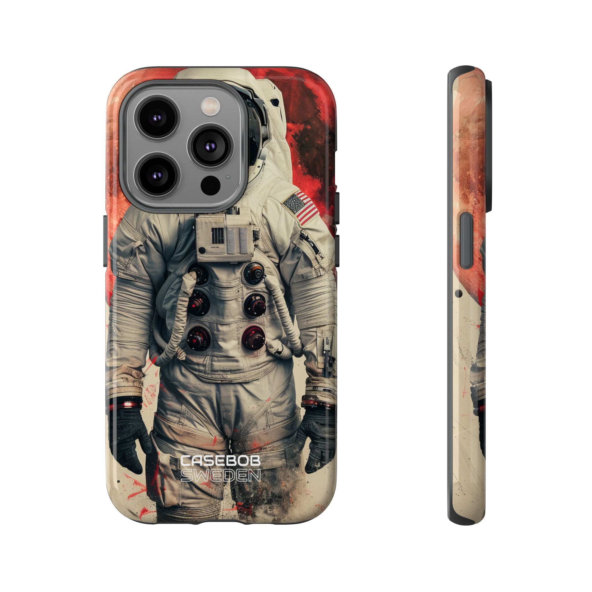 Crimson Spacewalk Dream iPhone 14 - Resistente