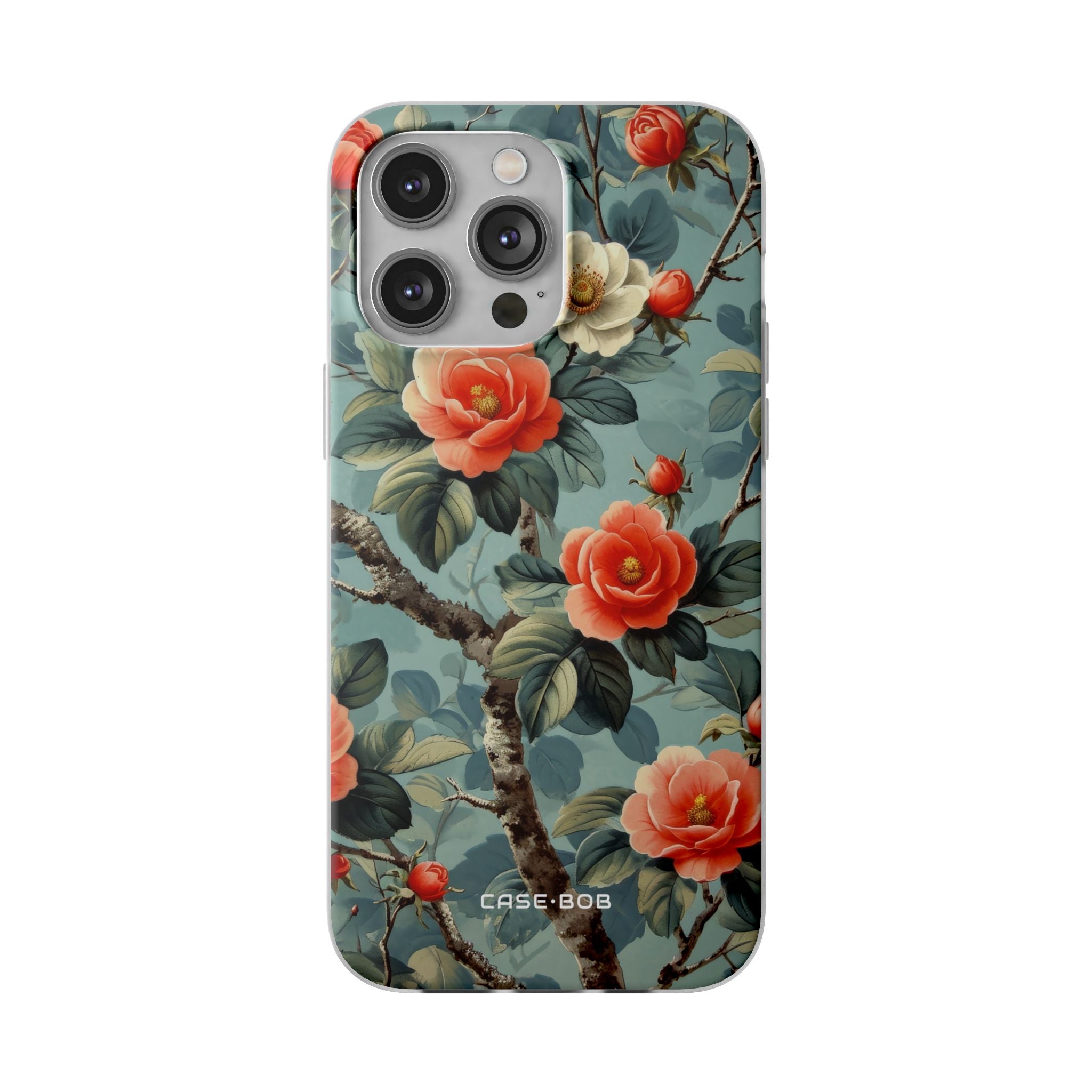 Coral Bloom iPhone 14 Pro Max Case - Soft