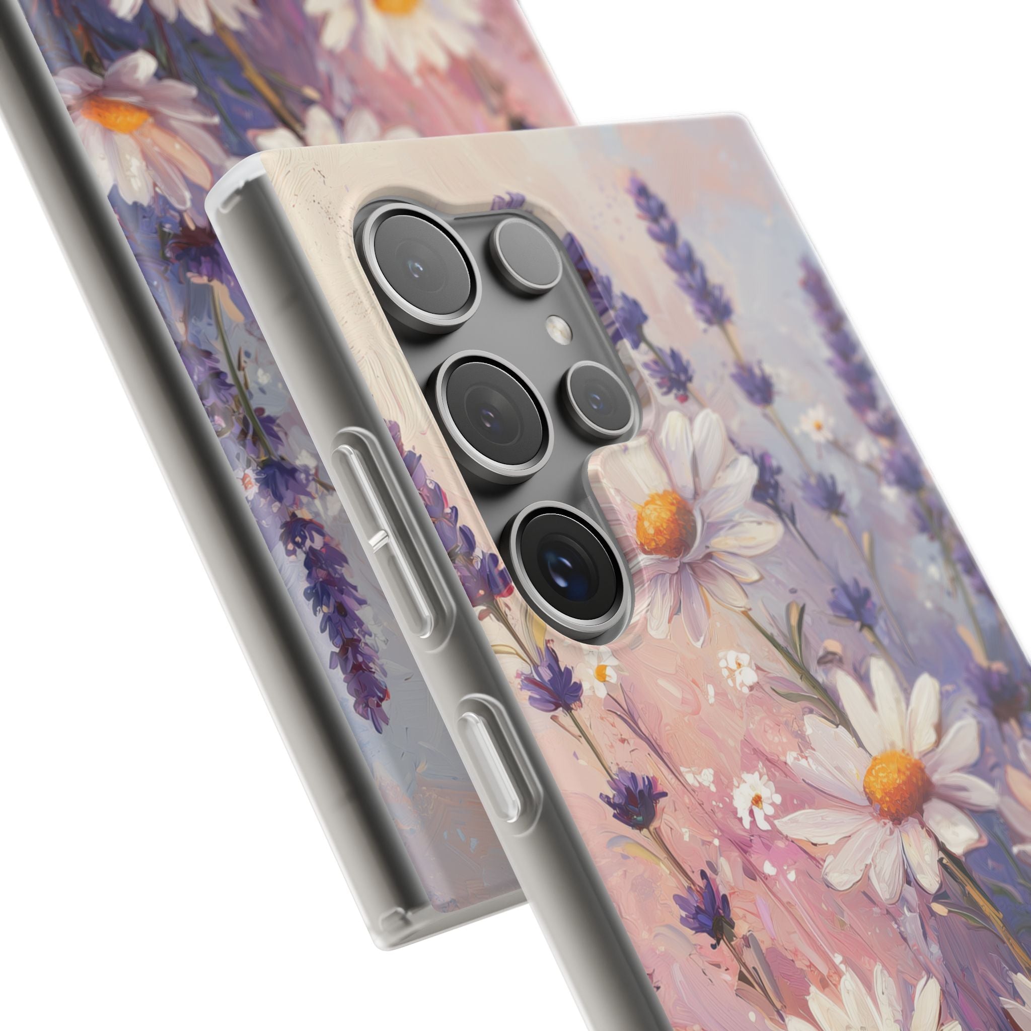 Daisy Lavender Bloom Samsung S24 Ultra Case - Soft