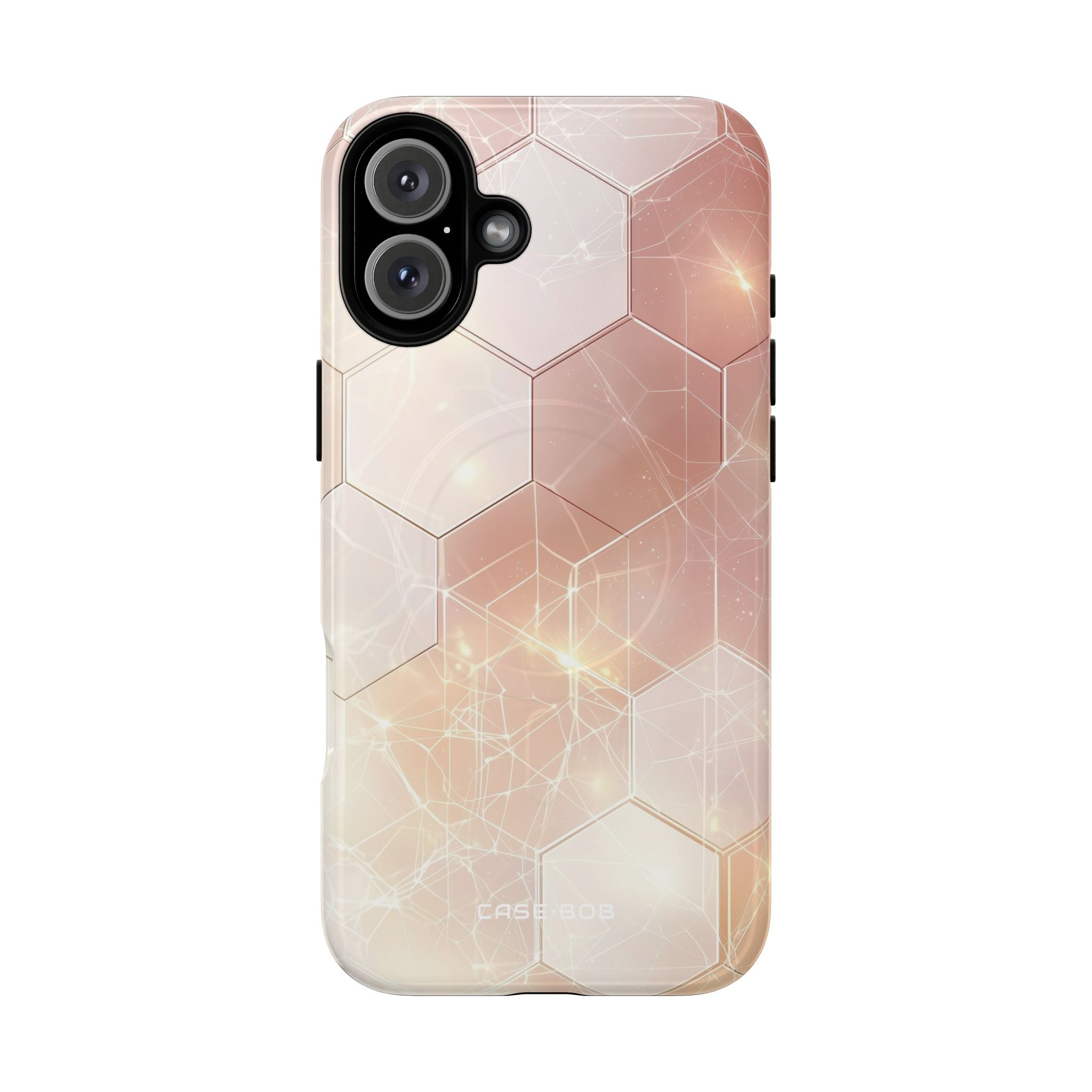 Honeycomb Glow iPhone 16 Plus Case - Tough+