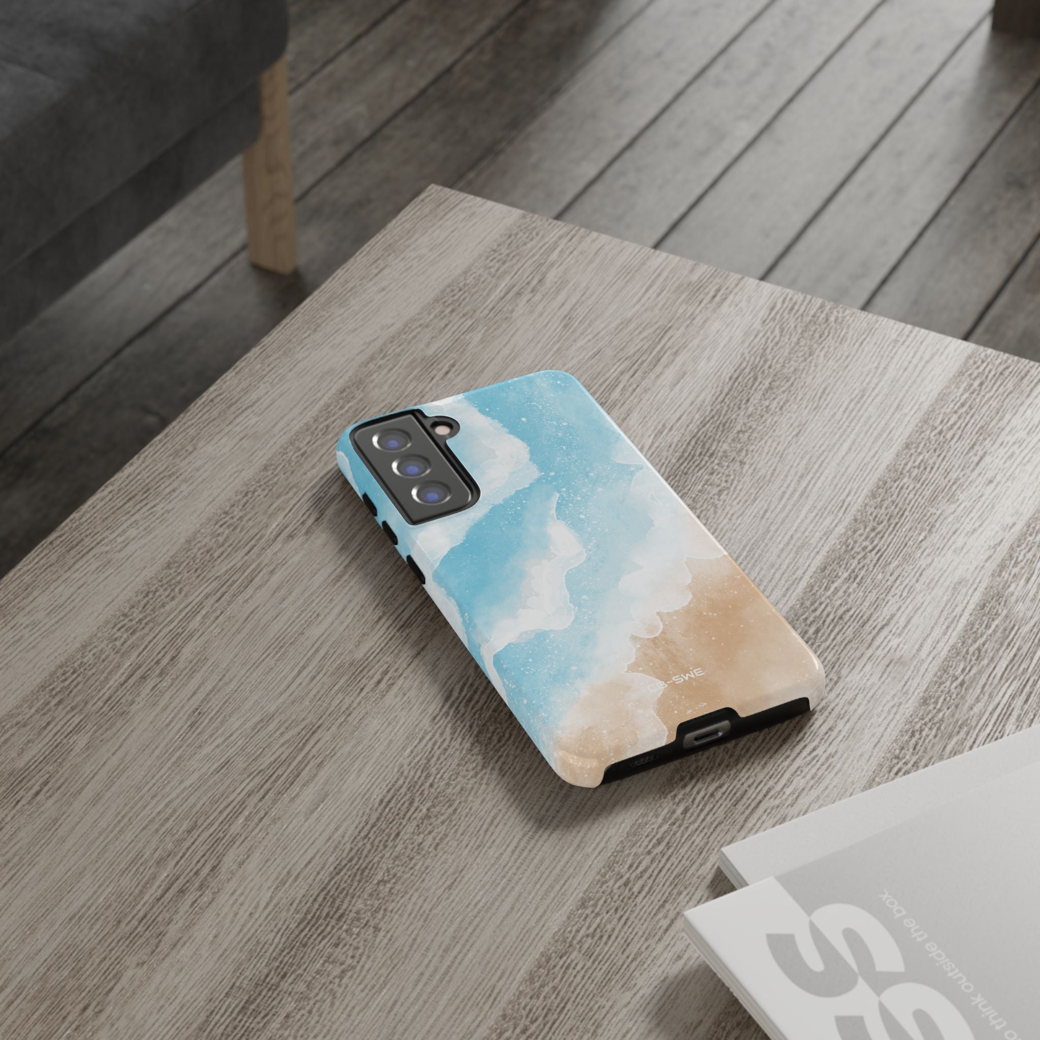 Serene Coastal Whispers - Samsung Case