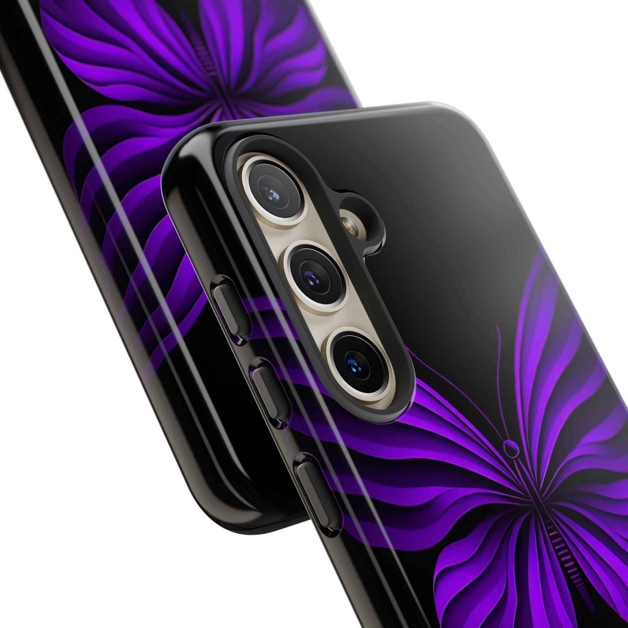 Violet Monarch Samsung S24 Case - Tough