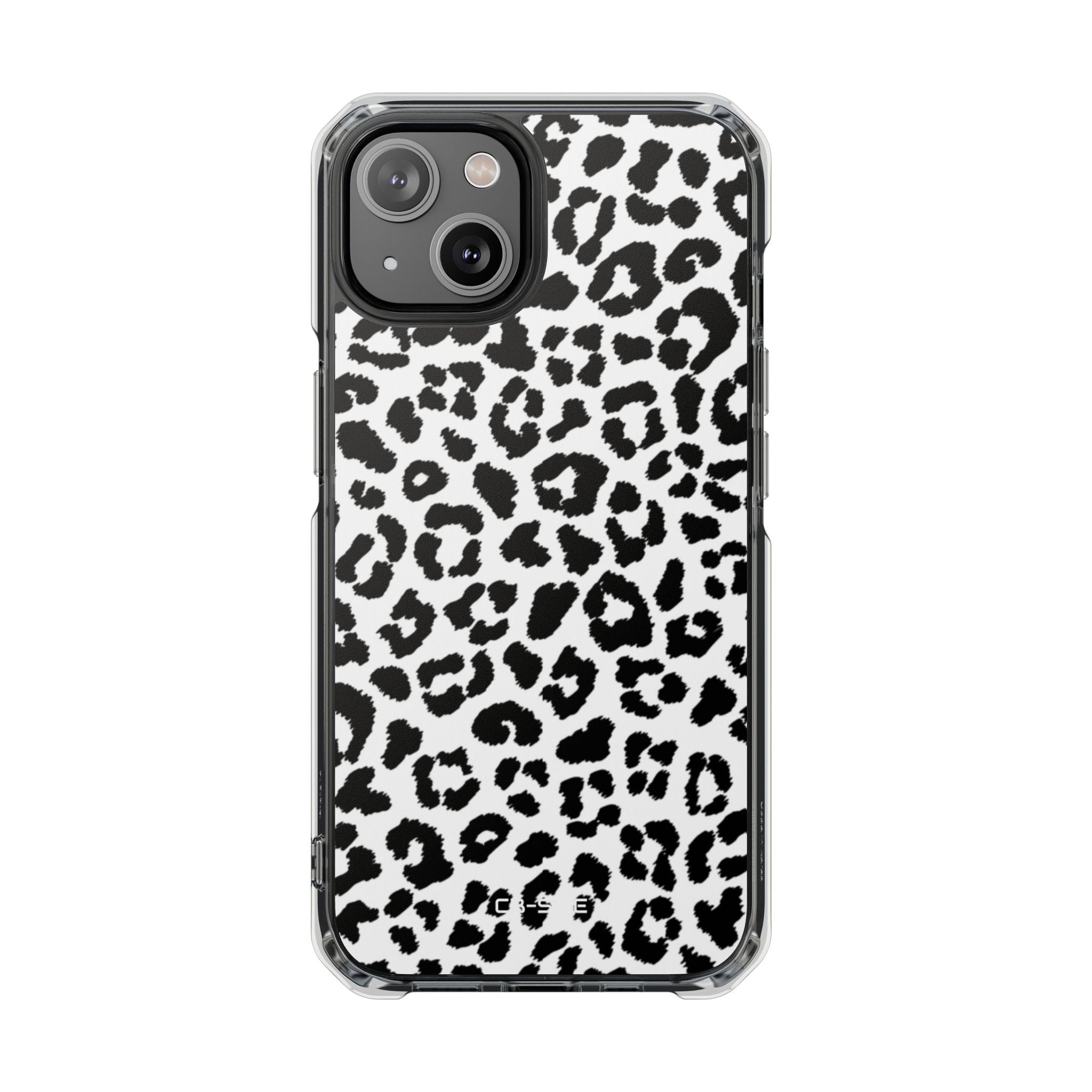 Monochrome Leopard Essence iPhone Case - Impact