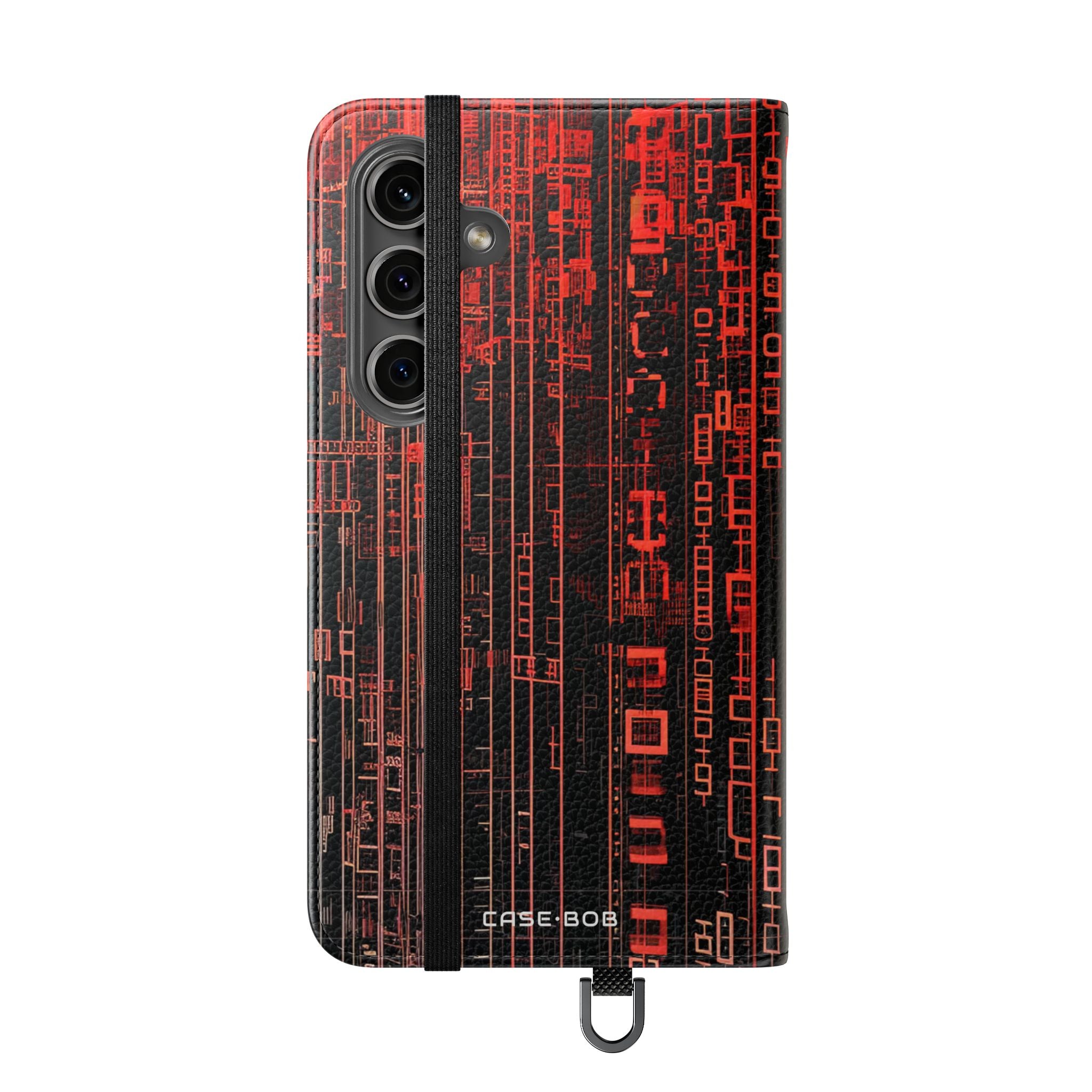 Crimson Columns - Samsung S24 Case - Wallet